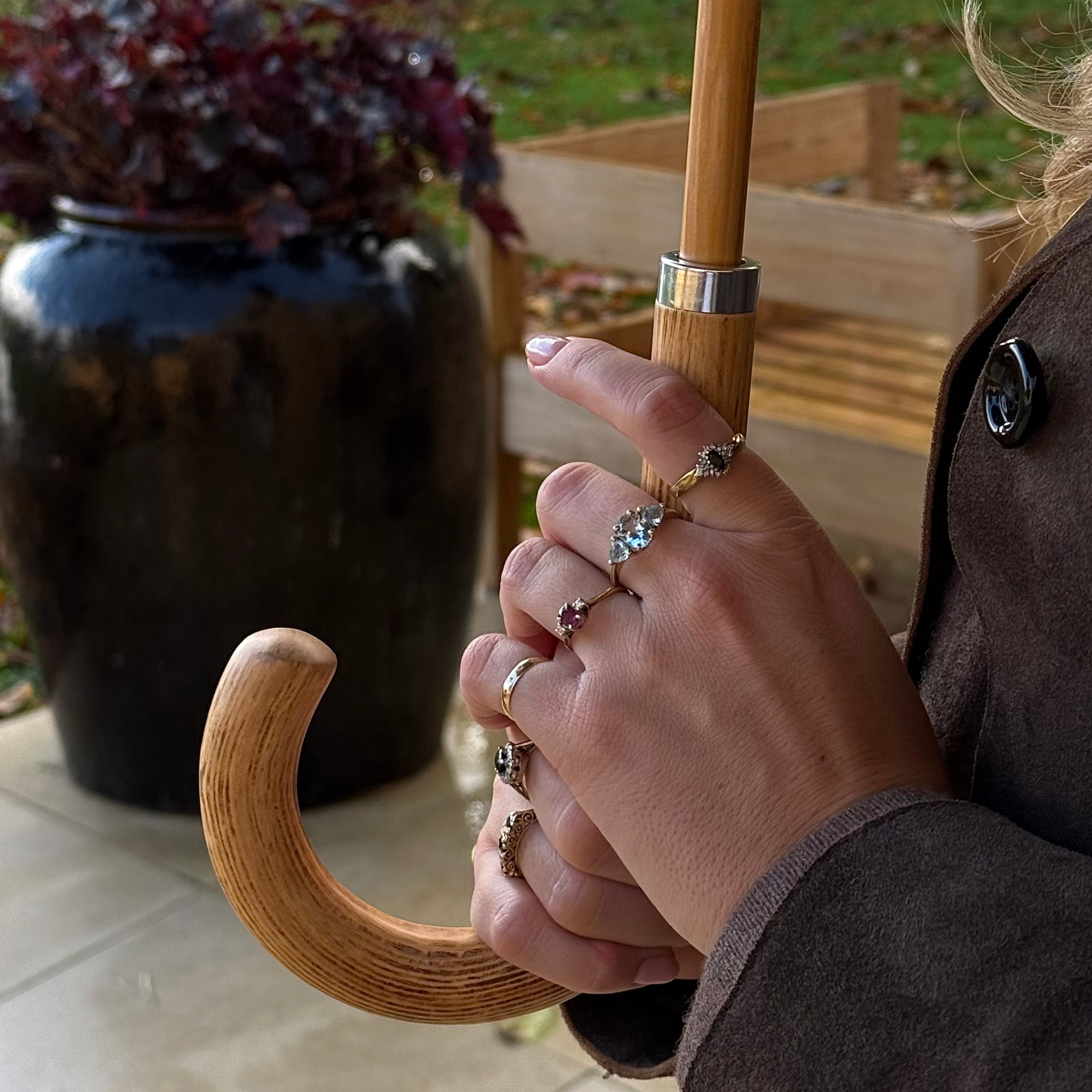 Aquamarijn Trilogie Ring