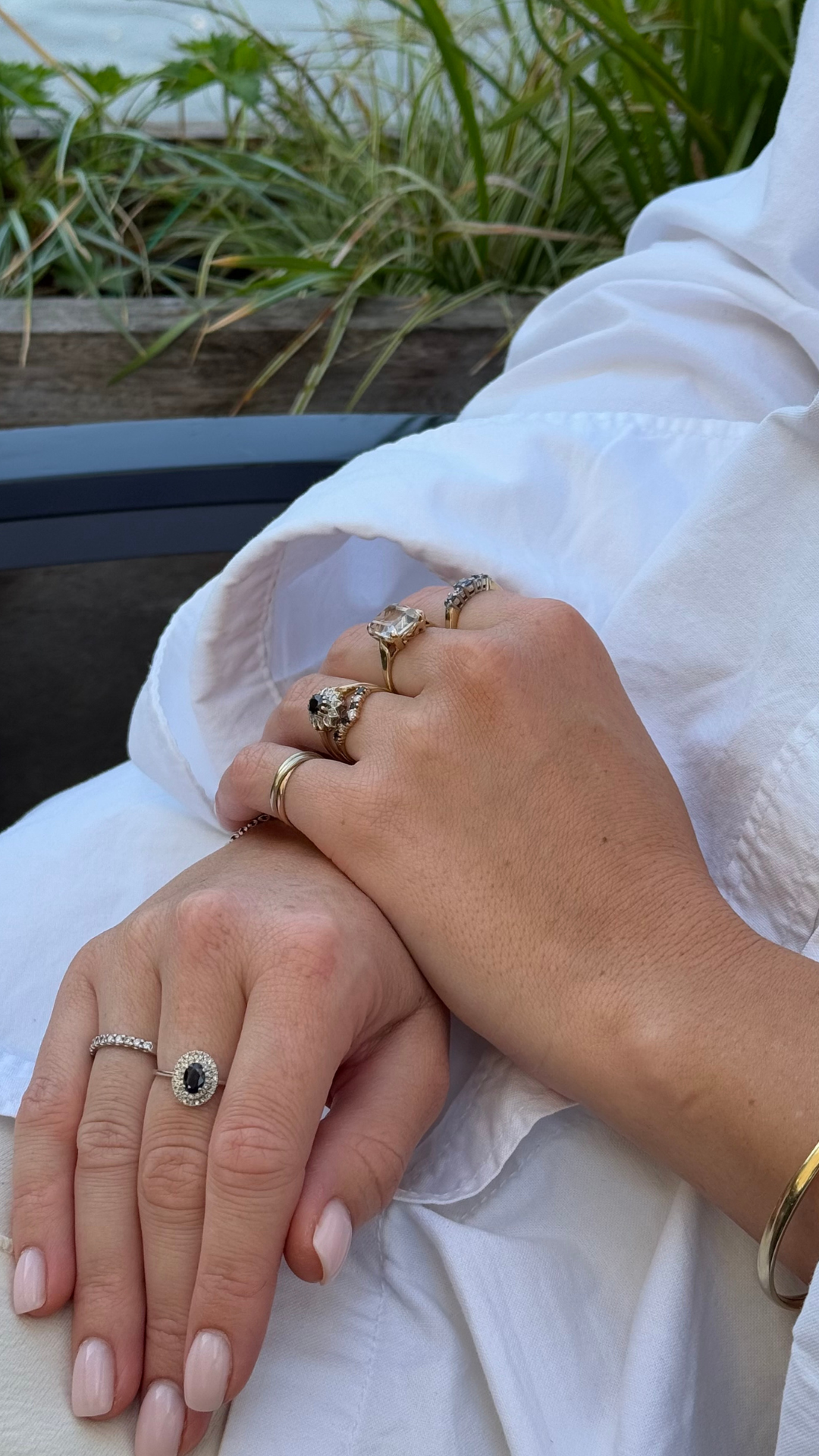 Romee | 14k Saffier & Diamant Ring