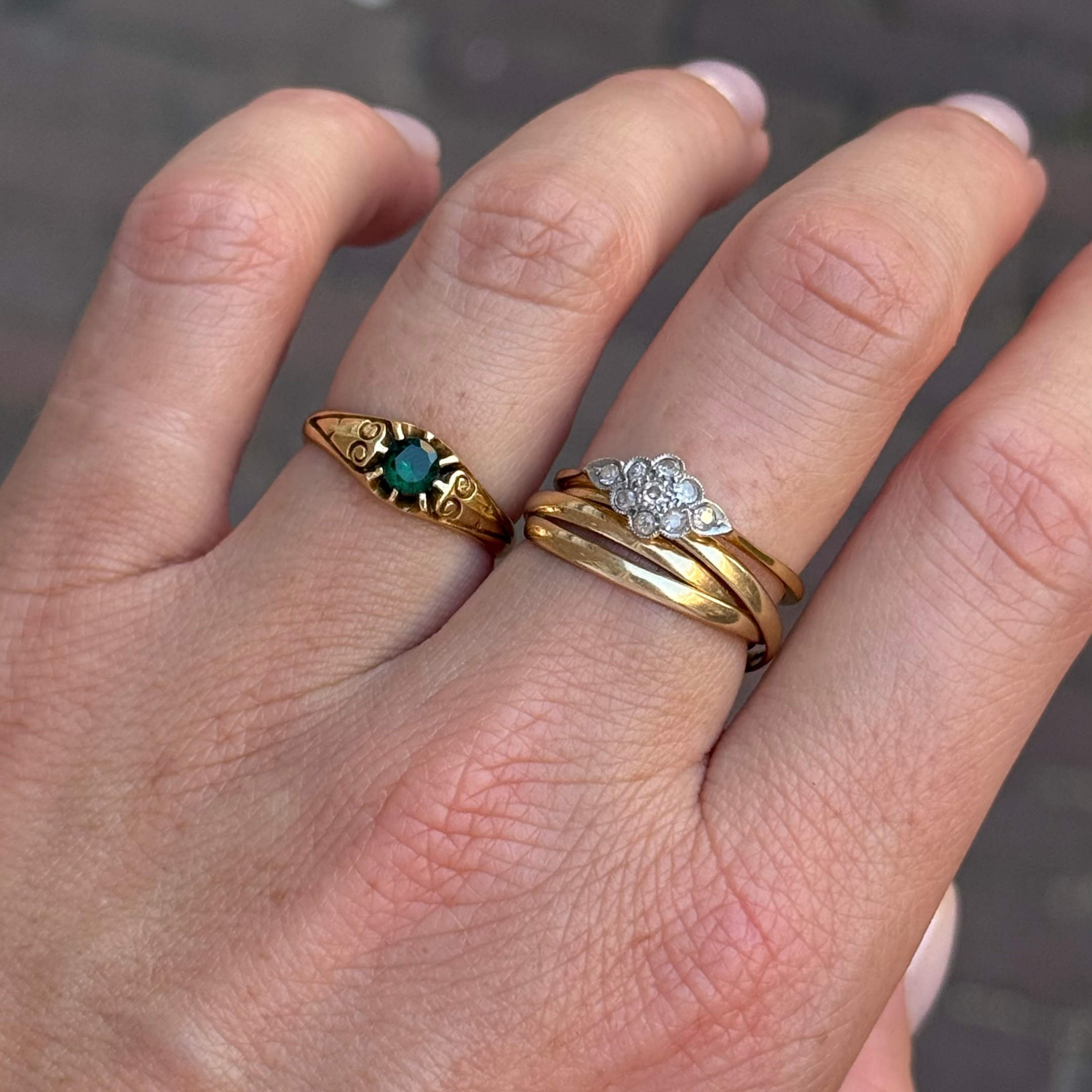 Diamant Cluster Ring 18k