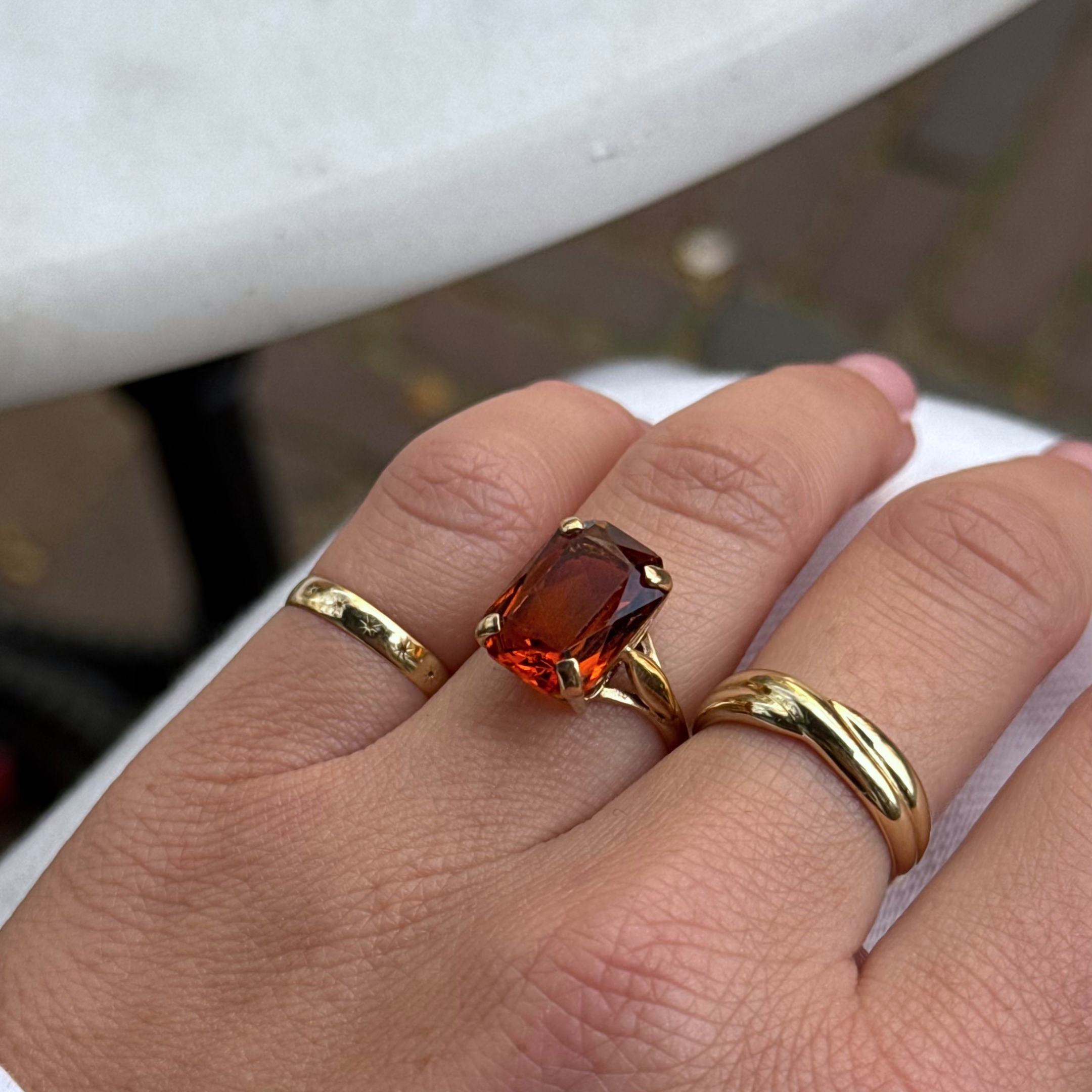Citrien Cocktail ring