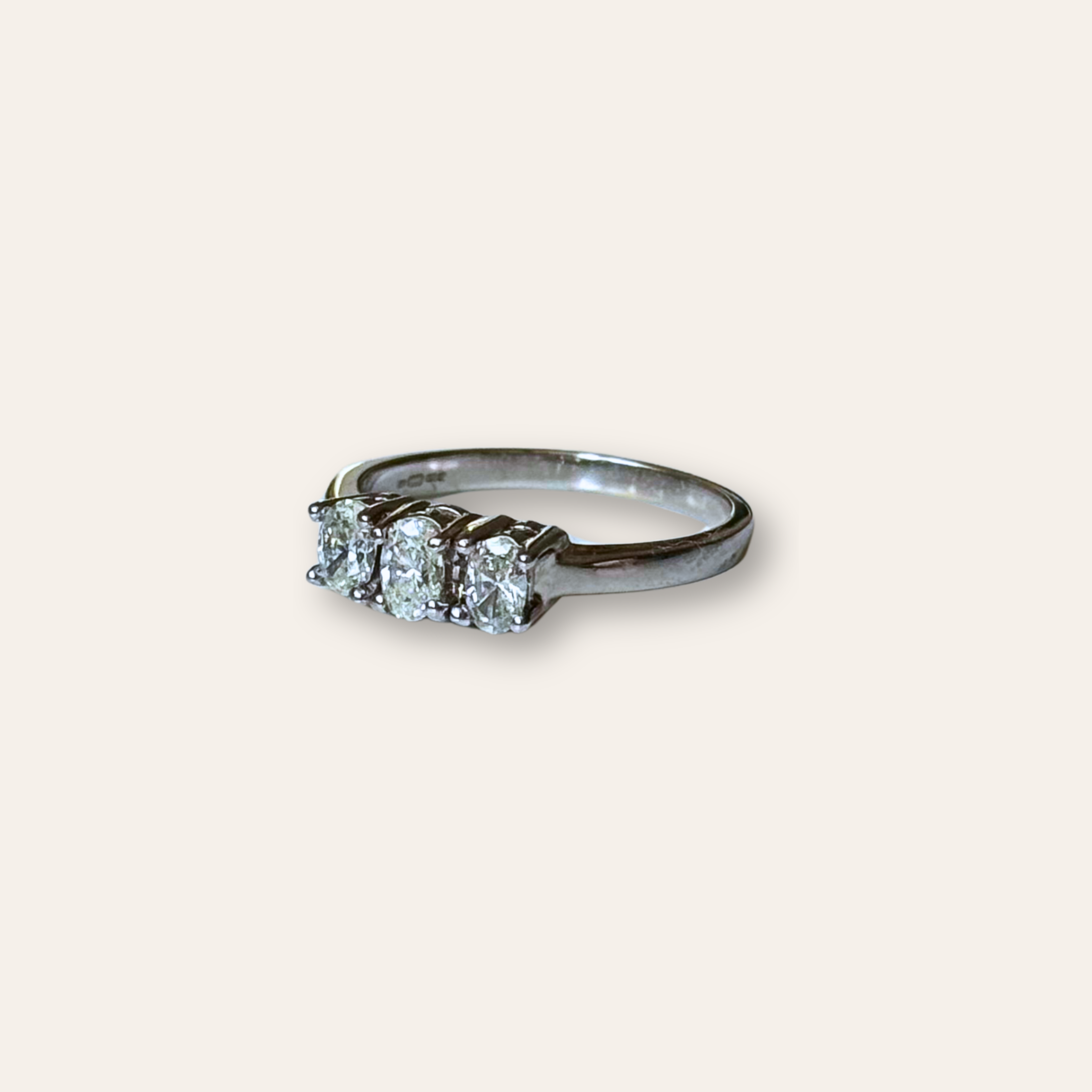 Trilogie Ring Witgoud 18k