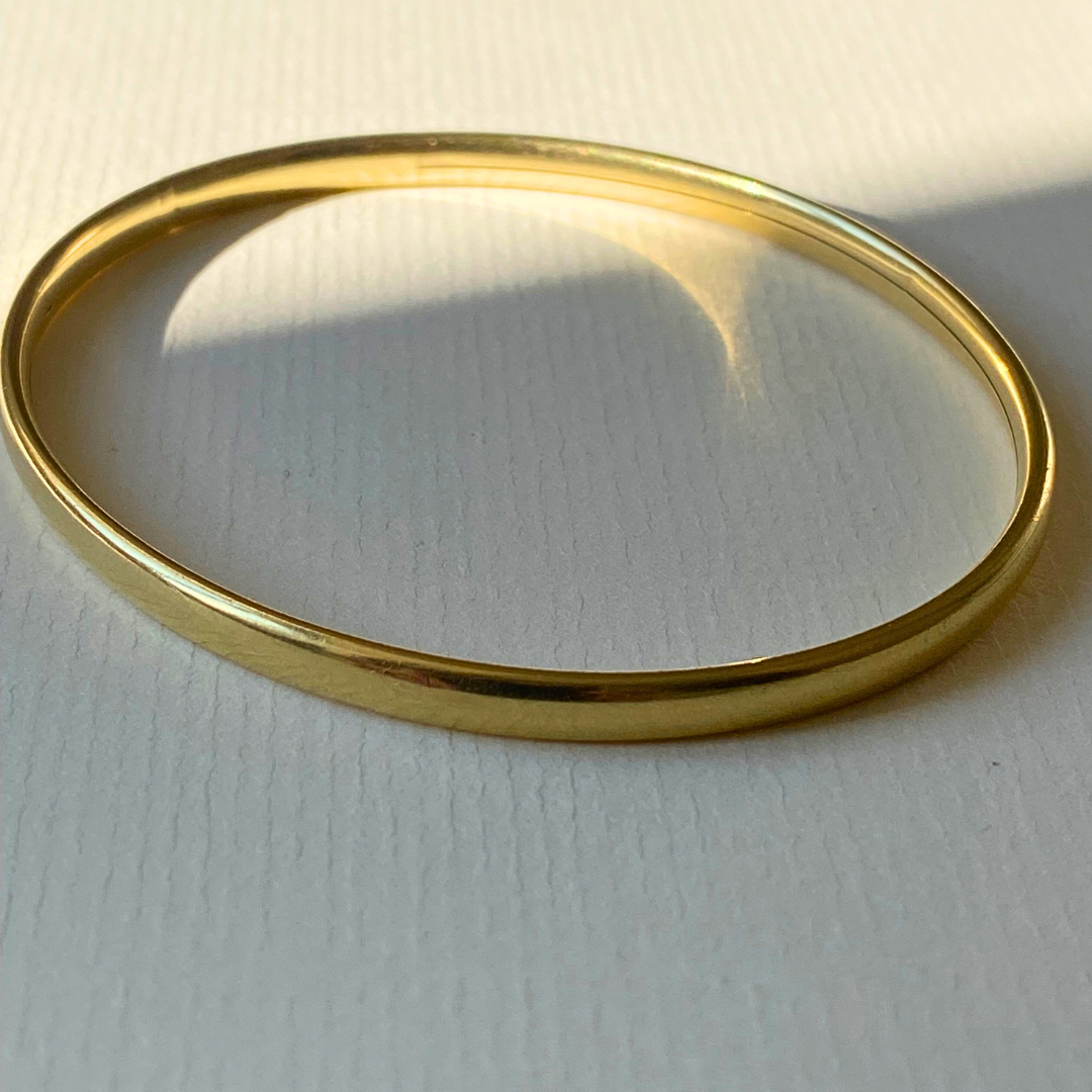 Essential bangle | 14k fijne armband