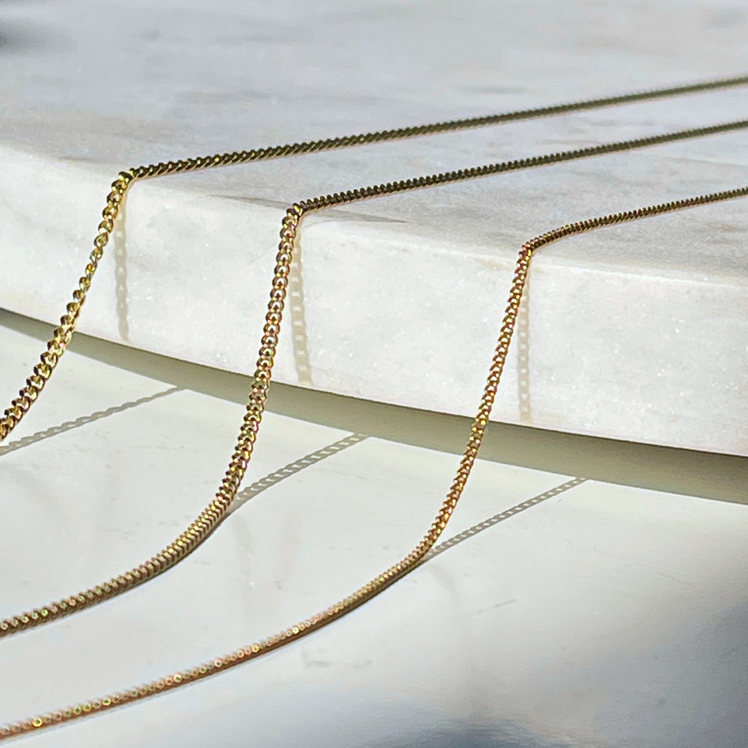 Gourmet Boyfriend Schakel | 14k Ketting 50 cm