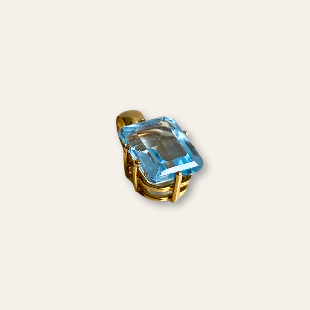 Ava | Heldere Aquamarijn Hanger