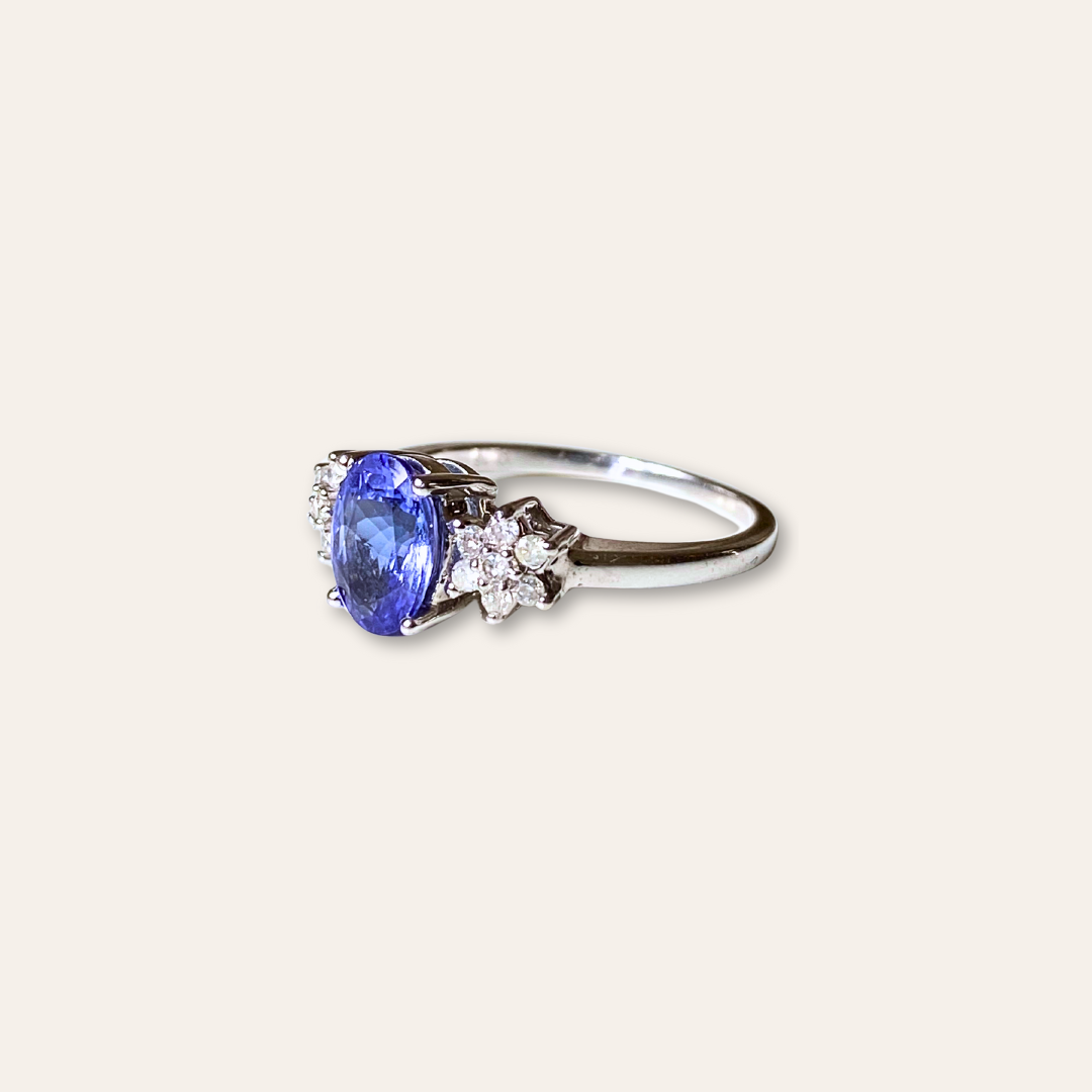 Adeline | Tanzaniet & Diamant Ring