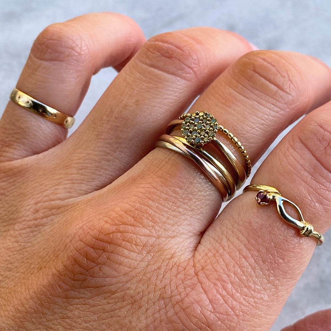 Alix | Gele Diamant Ring
