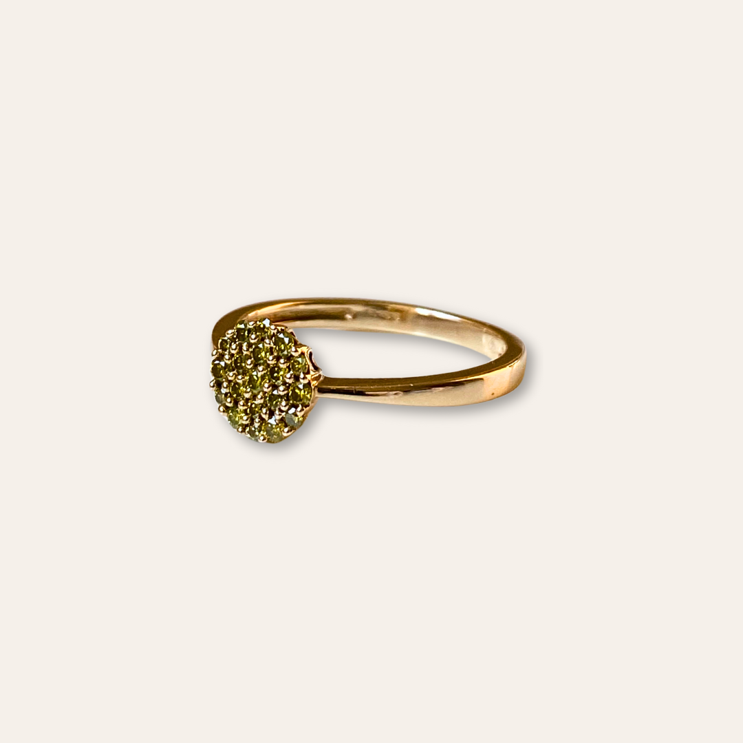 Alix | Gele Diamant Ring