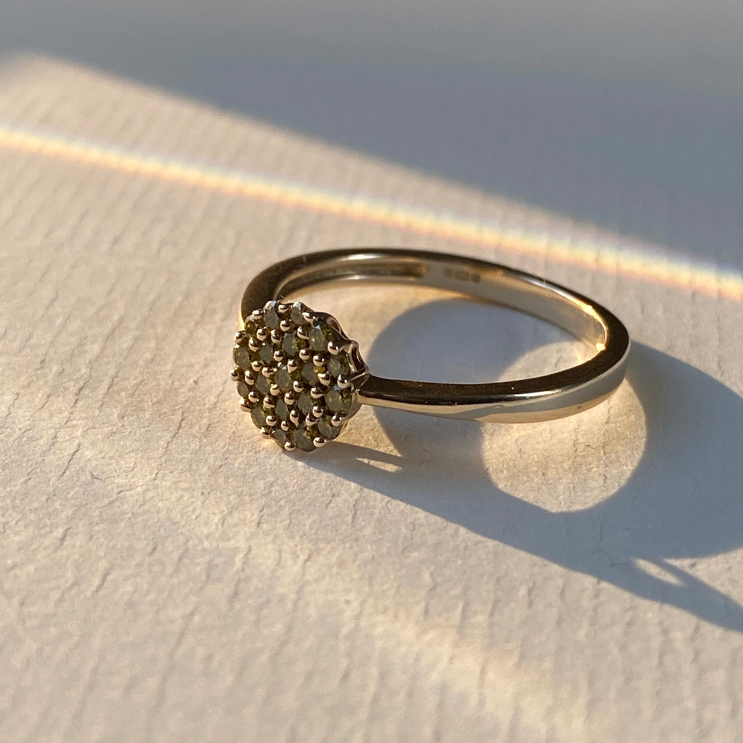 Alix | Gele Diamant Ring