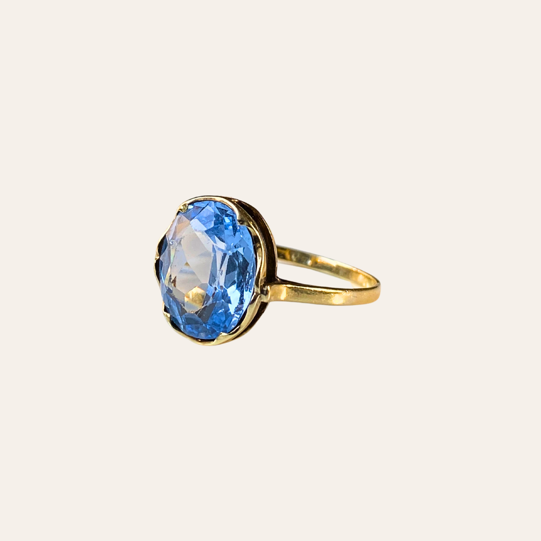 Aurelia | 14k Aquamarijn Ring