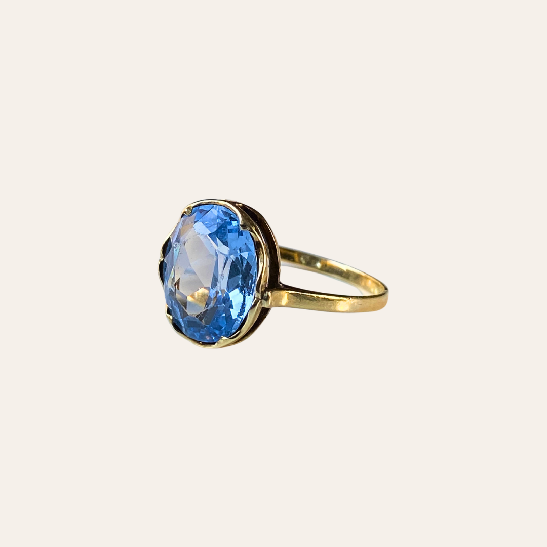Aurelia | 14k Aquamarijn Ring