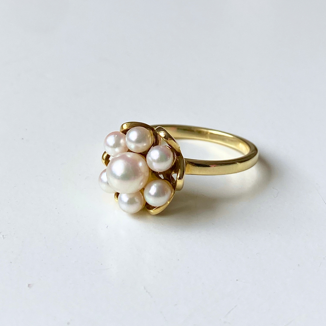 Aurélie | 14k Unieke Parel Ring