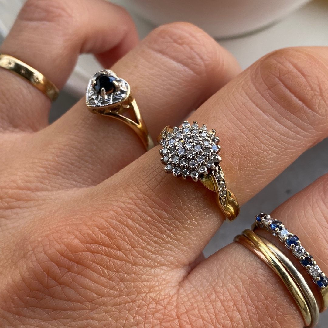 Cecile | 18k Diamant Cluster Ring