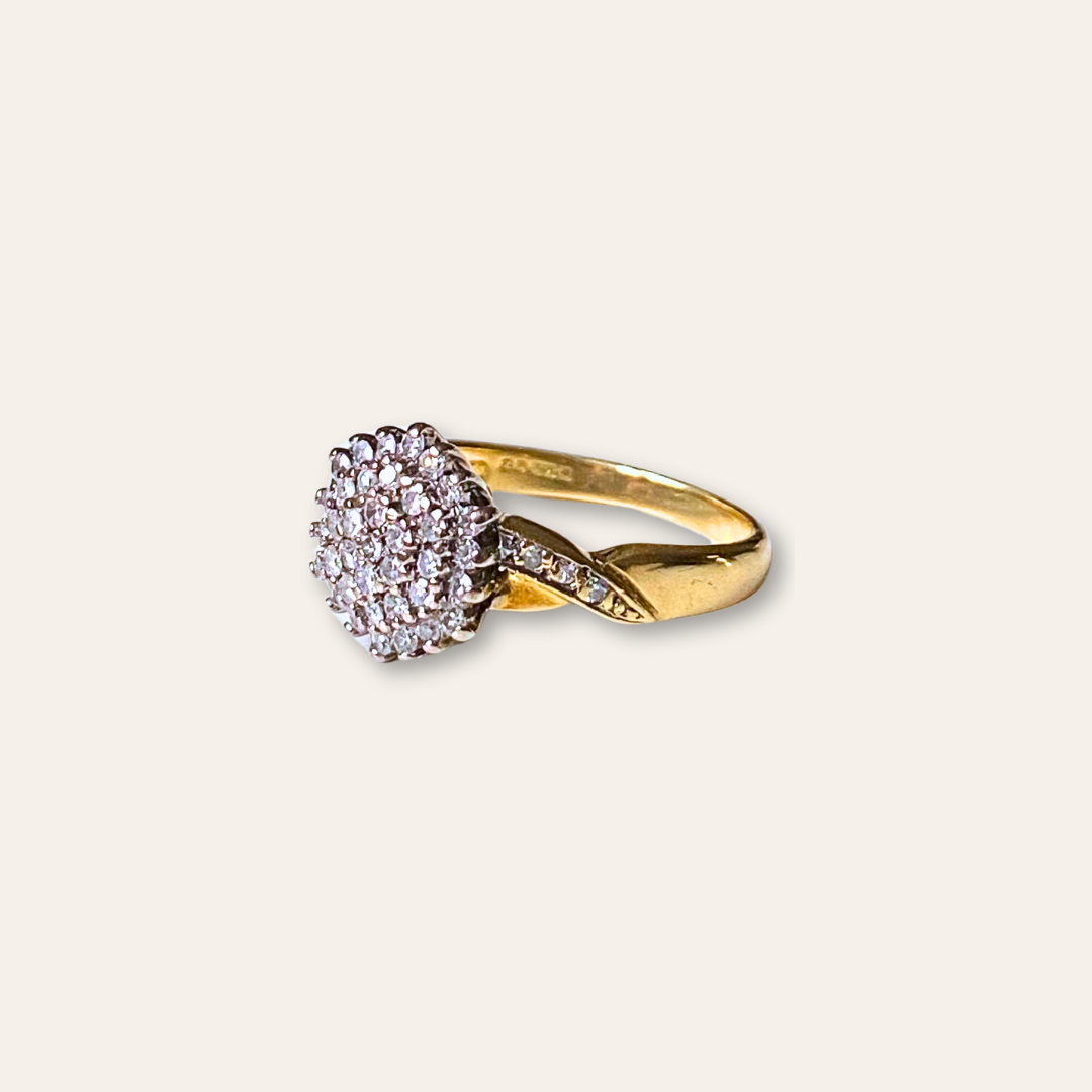Cecile | 18k Diamant Cluster Ring