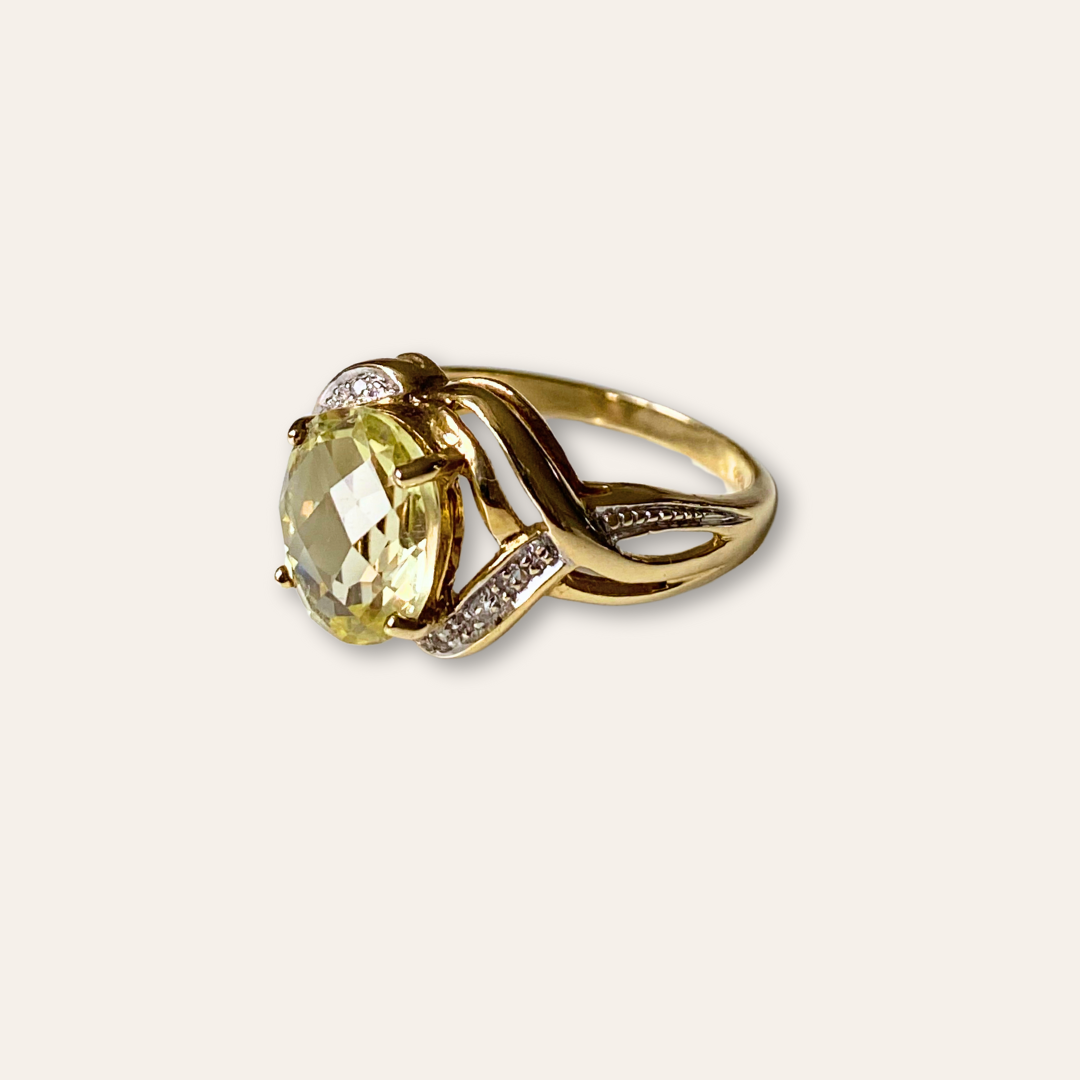 Eleanor | Kwarts & Diamant Ring