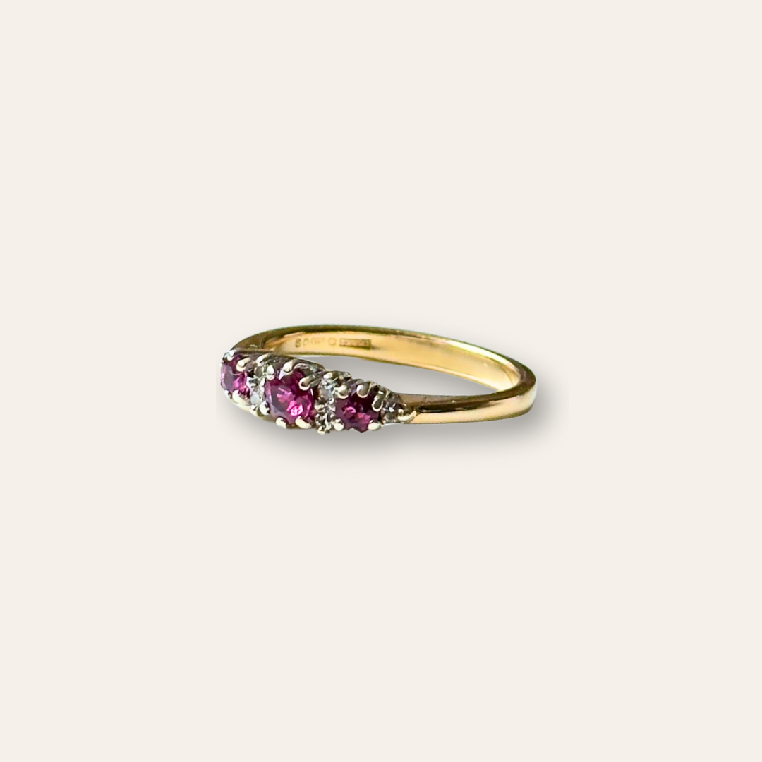 Felice | Robijn & Diamant Ring
