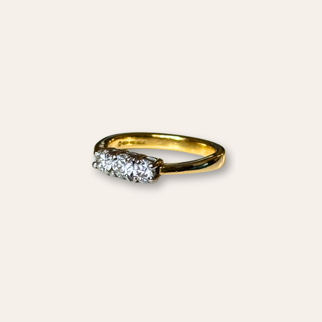 Florance | 18k Diamant Trilogie Ring