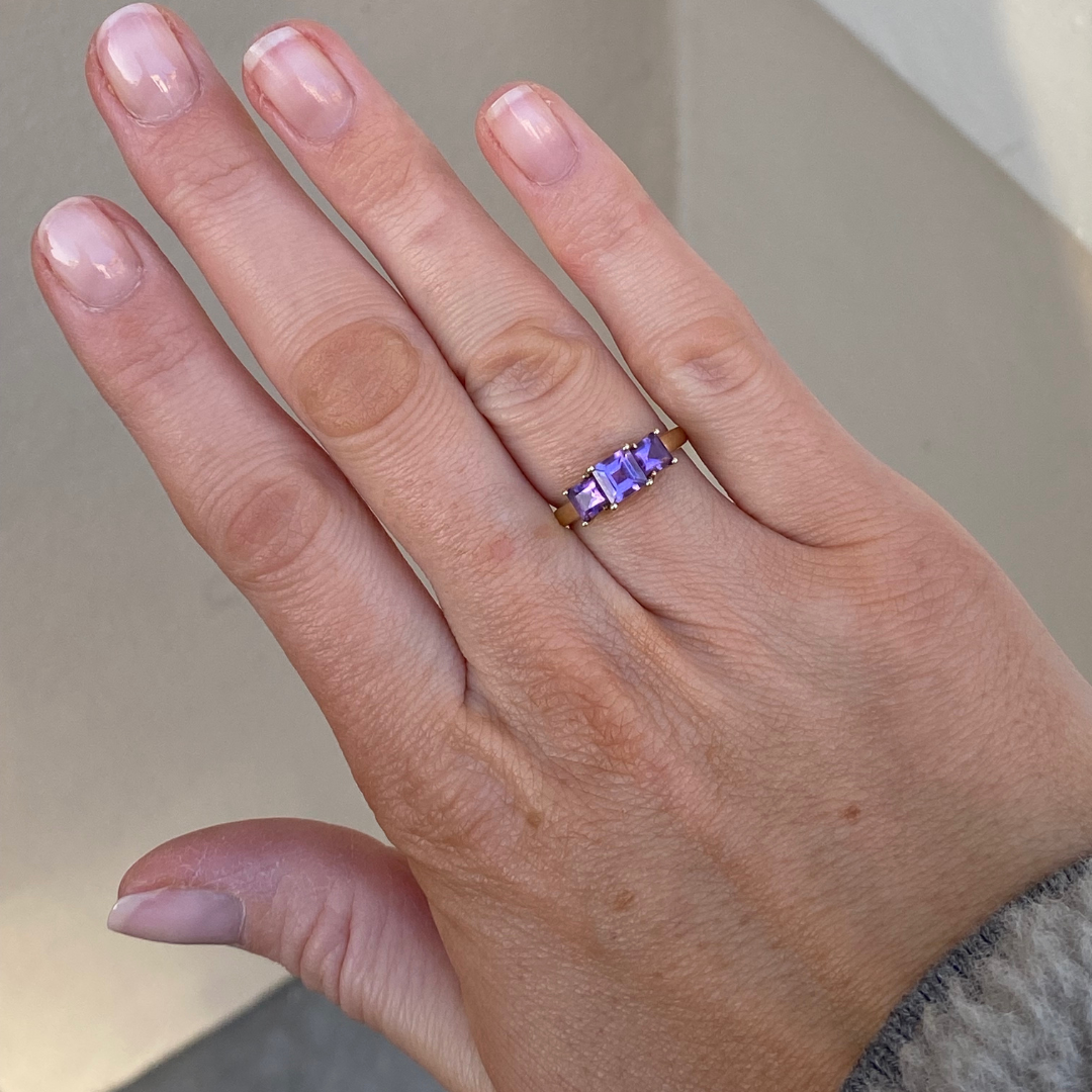 Franky | Amethist Trilogy Ring