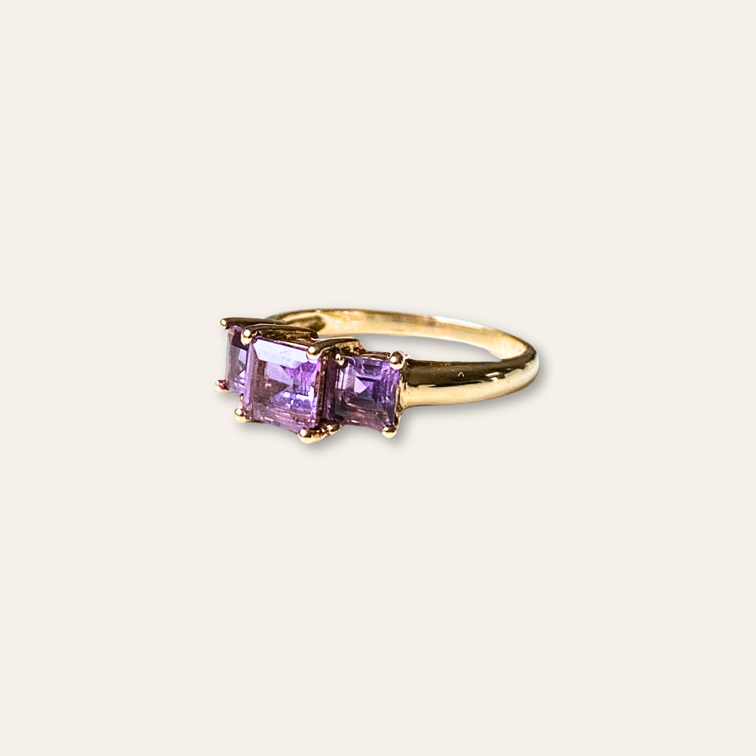 Franky | Amethist Trilogy Ring