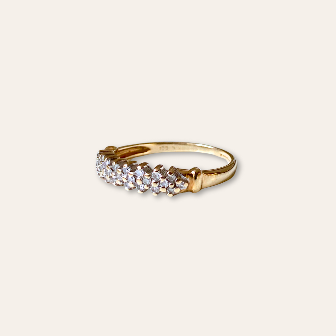 Gigi | Diamant Rij Ring