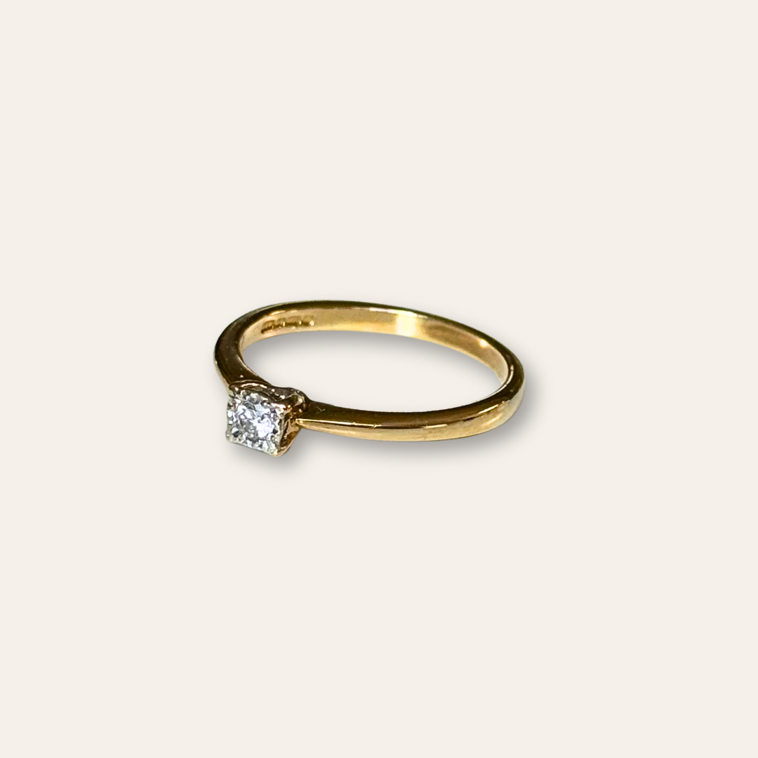 Gina | Solitair Diamant Ring