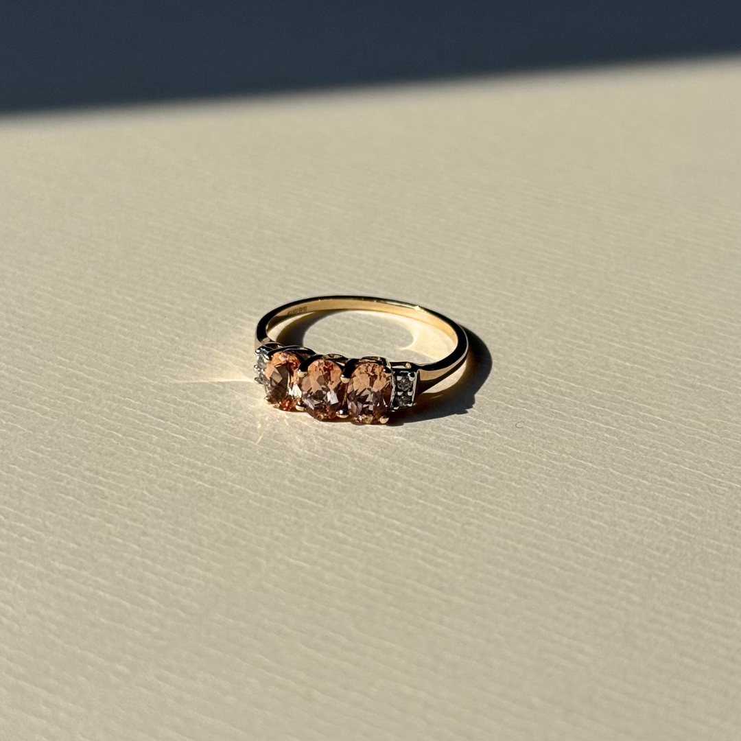 Hazel | Morganiet & Diamant Ring