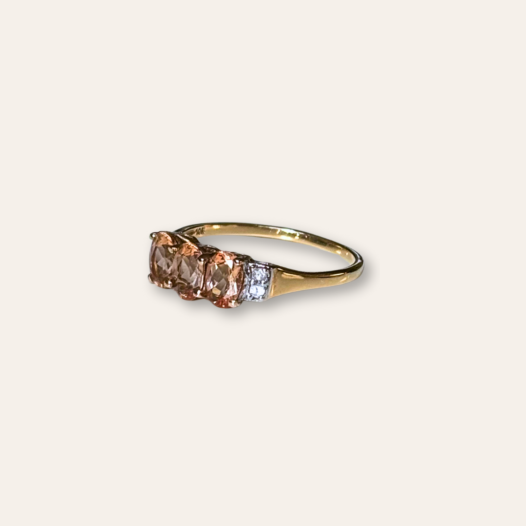Hazel | Morganiet & Diamant Ring