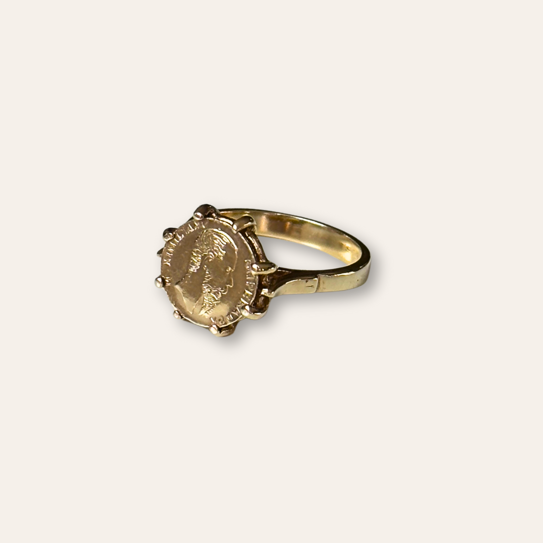 Joe | Gouden Munt Ring
