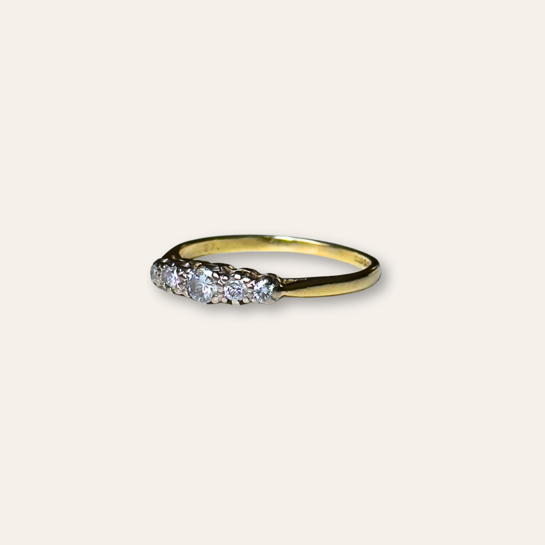 Loa | 18k Diamant Rij Ring