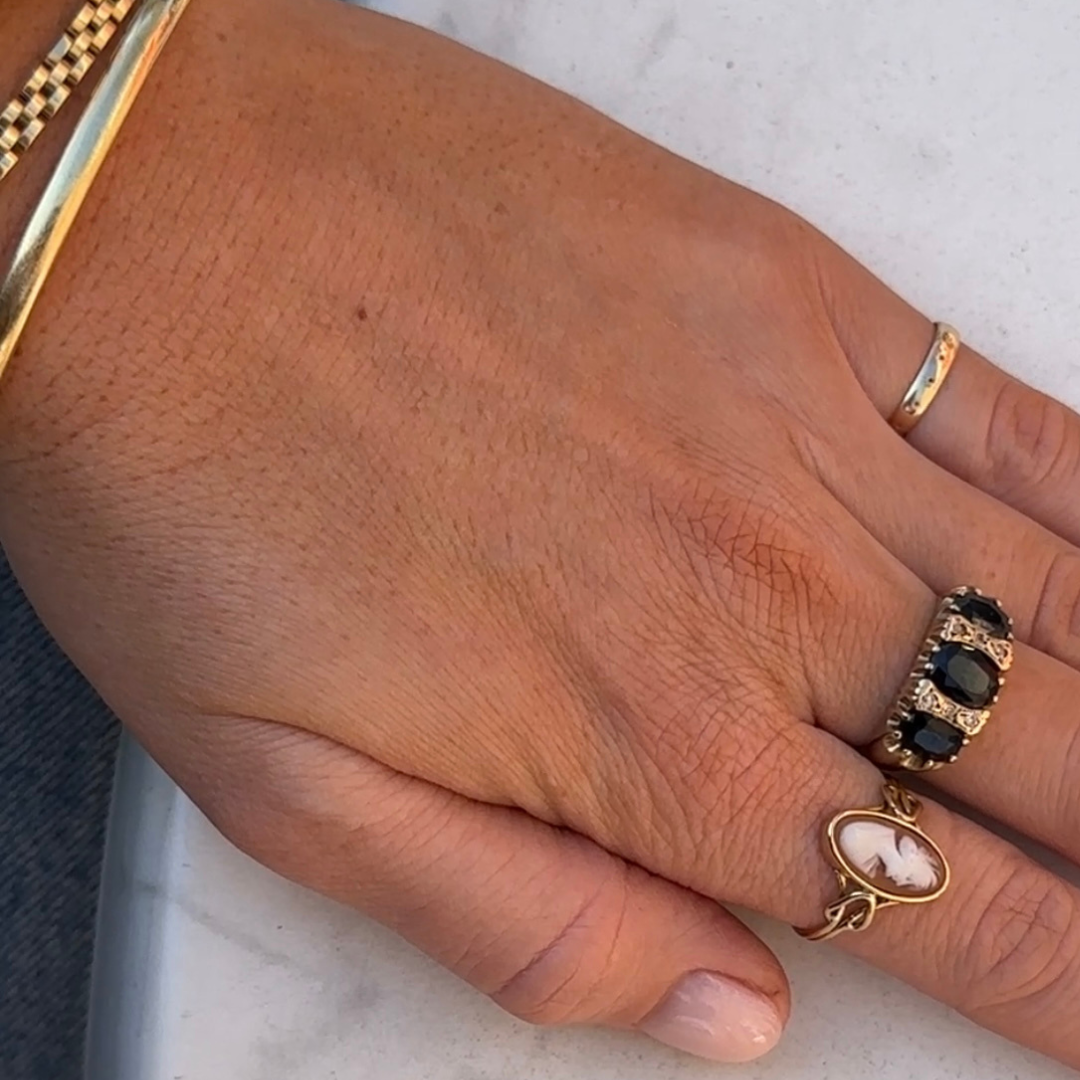 Billy | Saffier & Diamant Ring