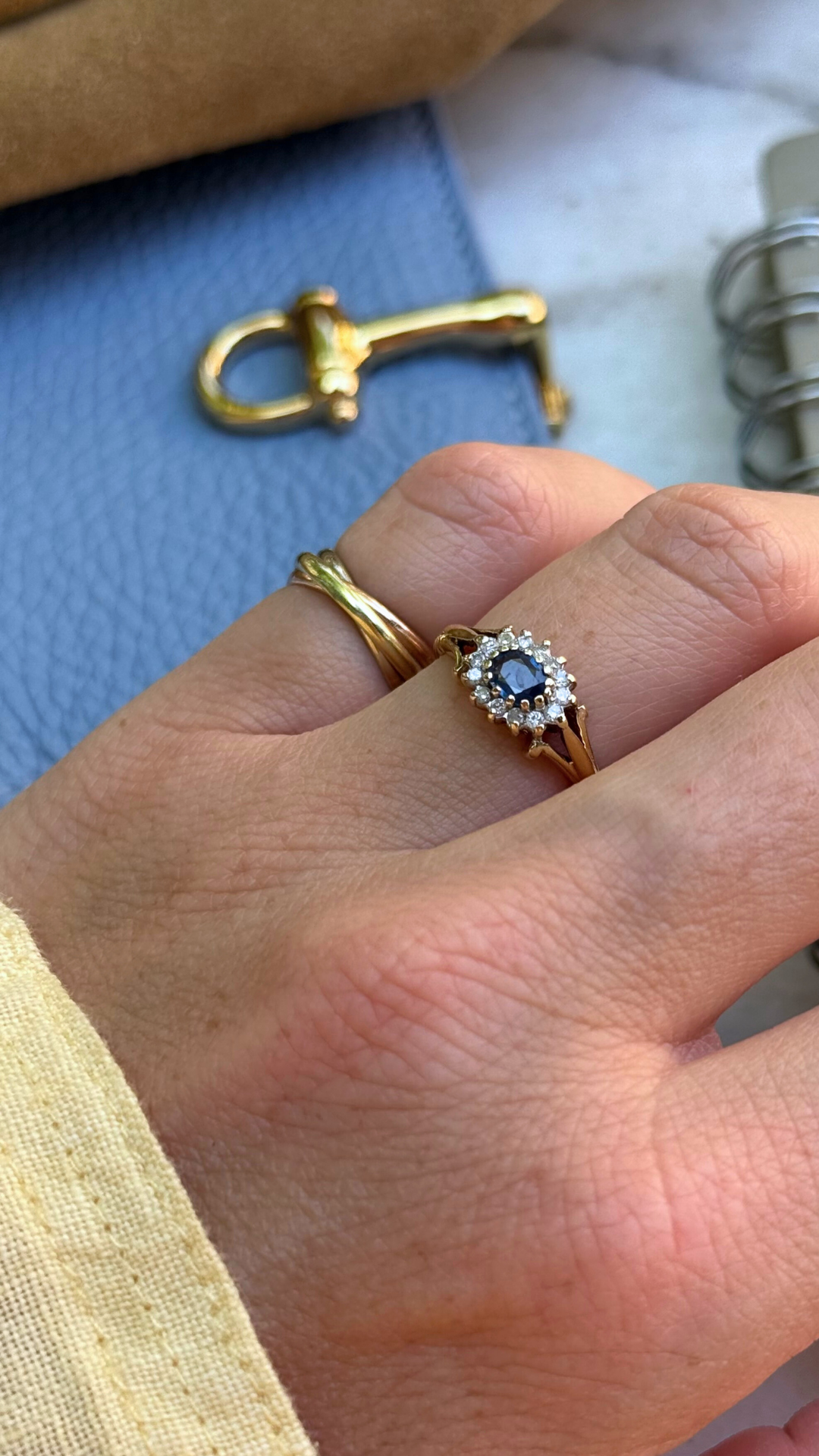 Maison | Saffier & Diamant Ring
