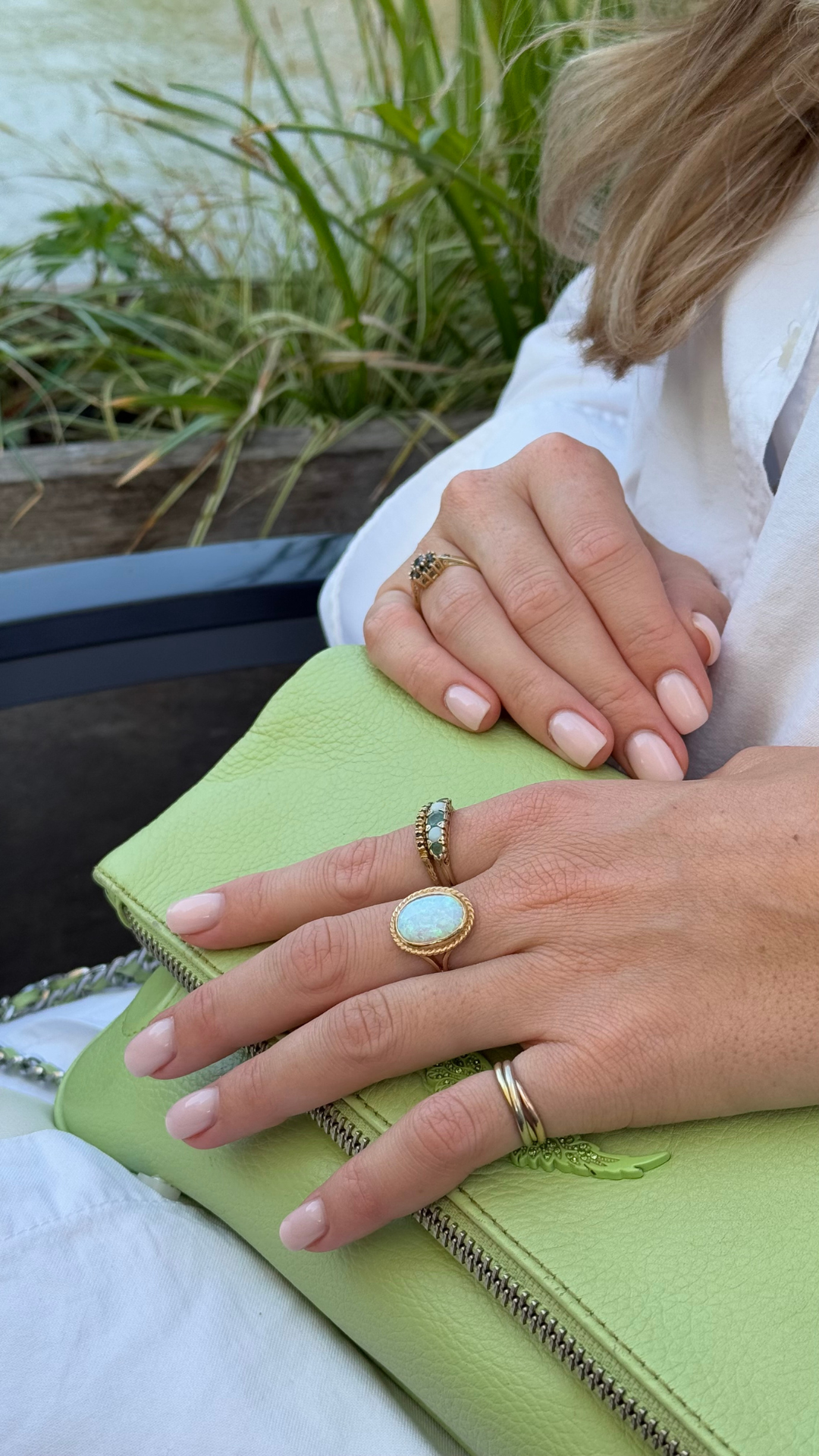 Francesca | Smaragd & Opaal Ring
