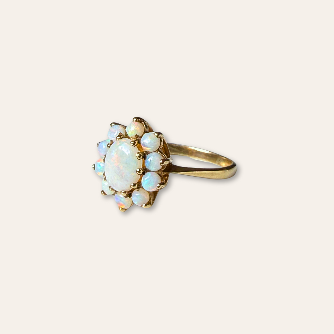 Mave | Opaal Bloem Ring