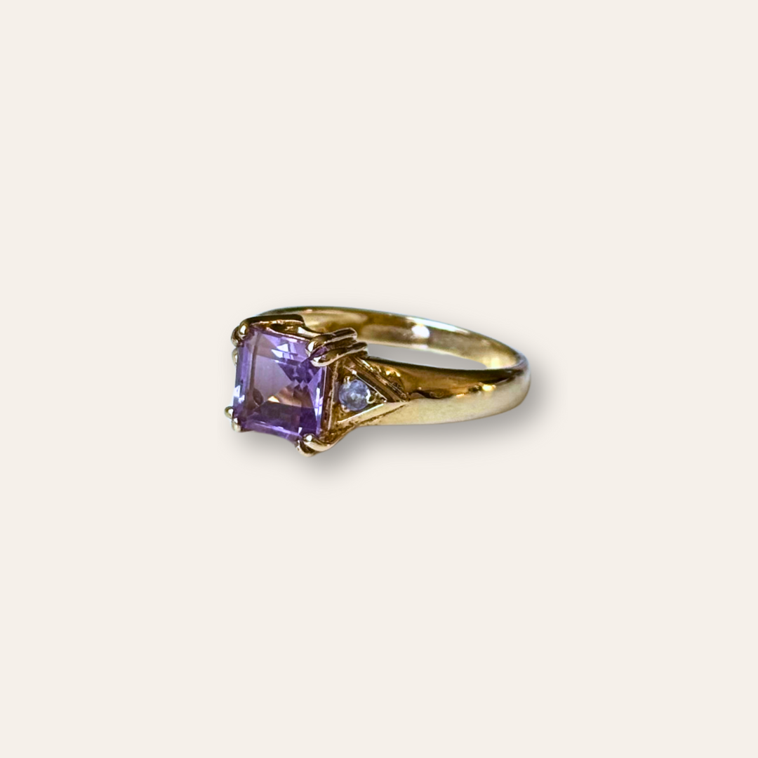 Momo | Amethist & Tanzaniet Ring