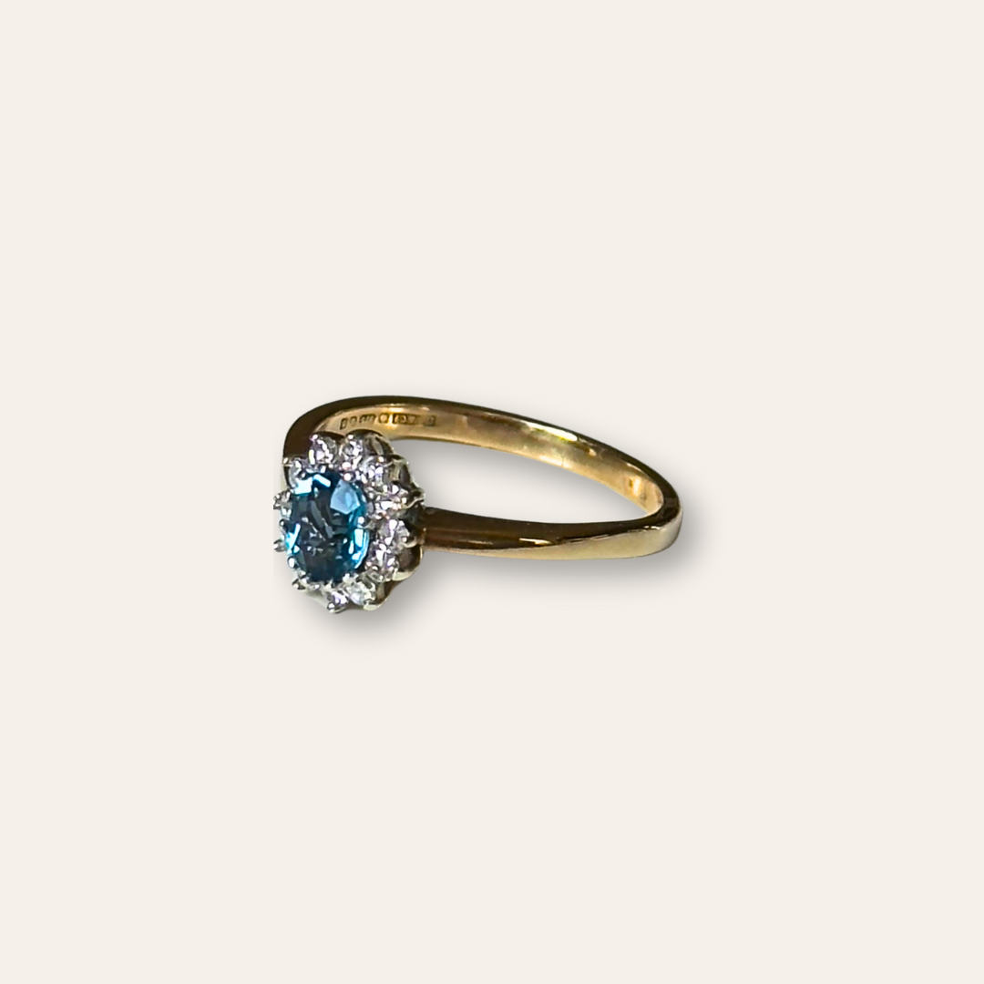 Phyllis | Topaas & Diamant Ring