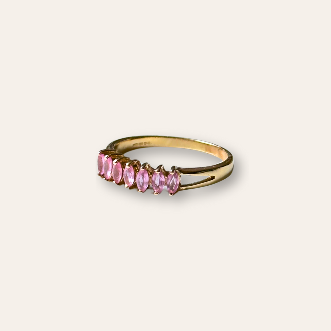 Poppy | Roze Saffier Ring