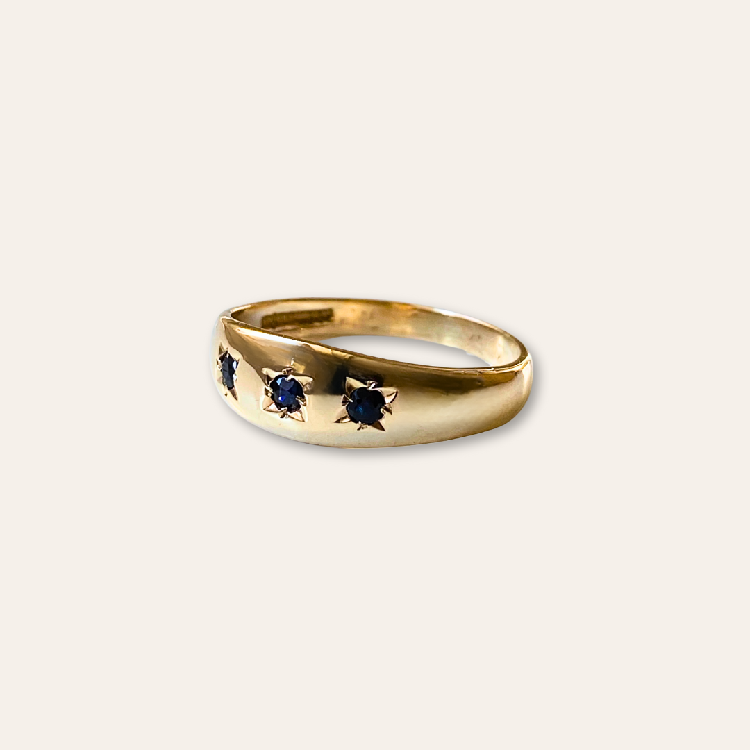 Reese | Saffieren Ster Ring