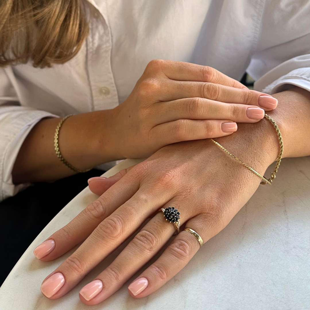 Sue | Saffier & Diamant Ring