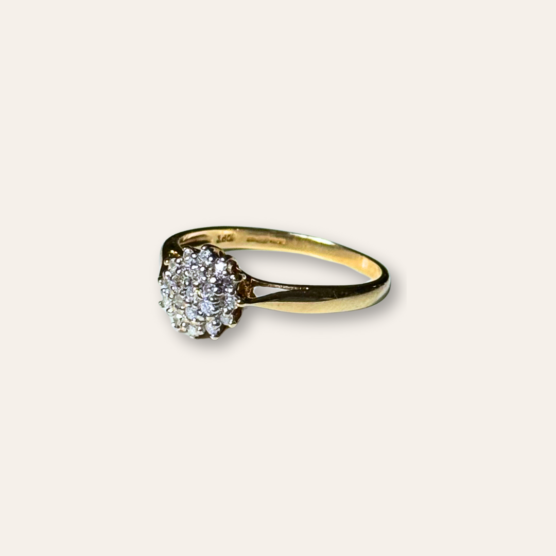 Victoria | Diamant Cluster Ring