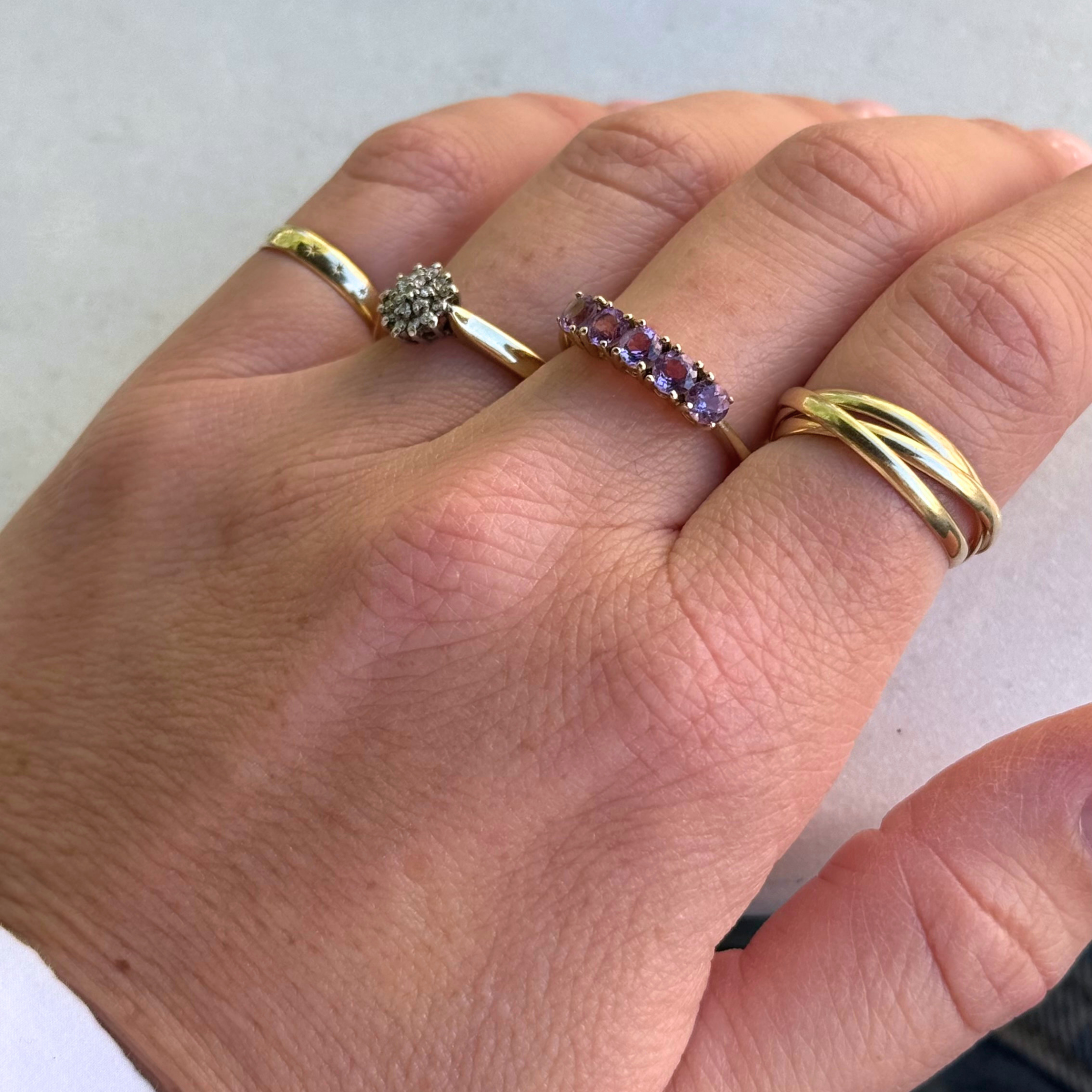 Amethist Rij Ring
