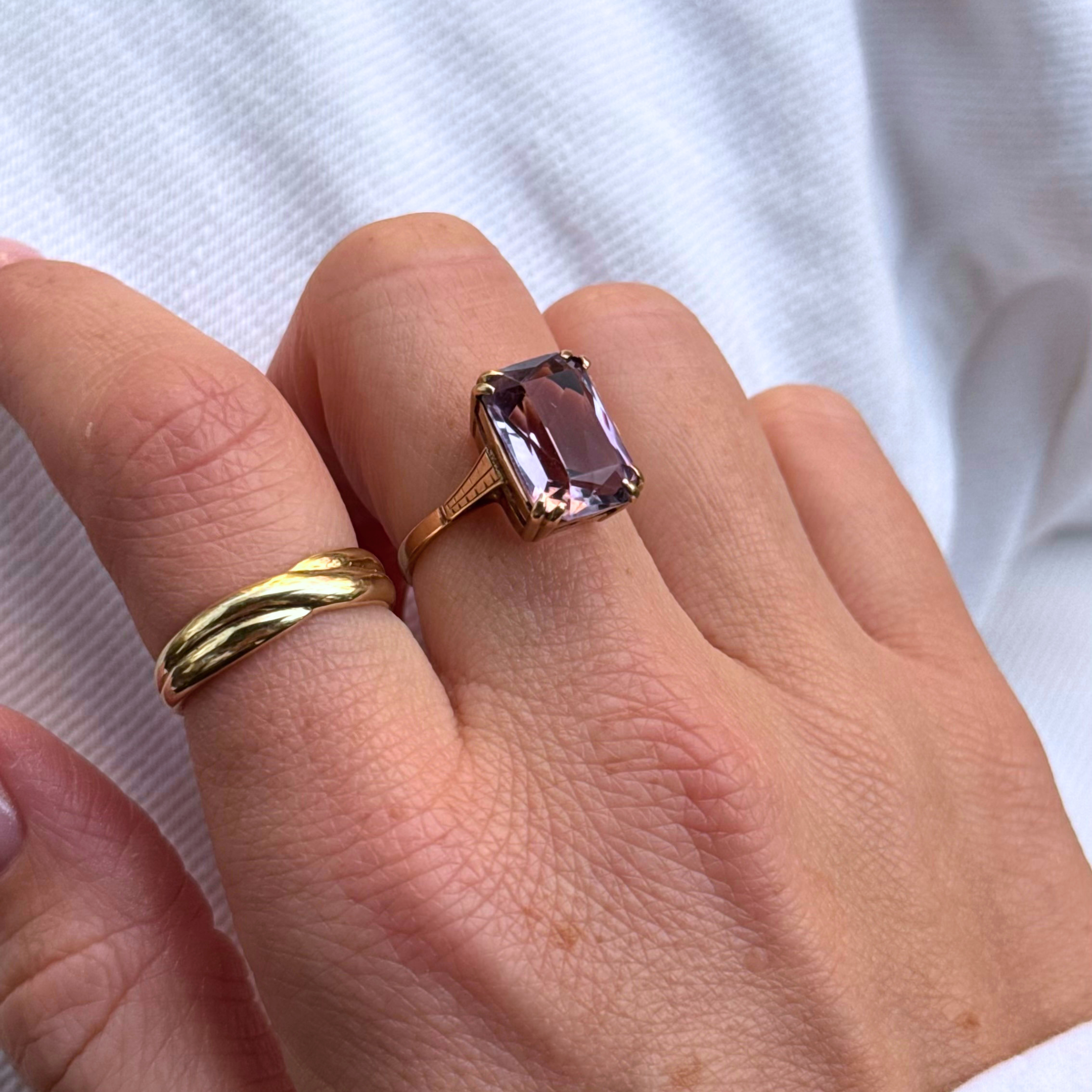 Amethist Cocktail Ring