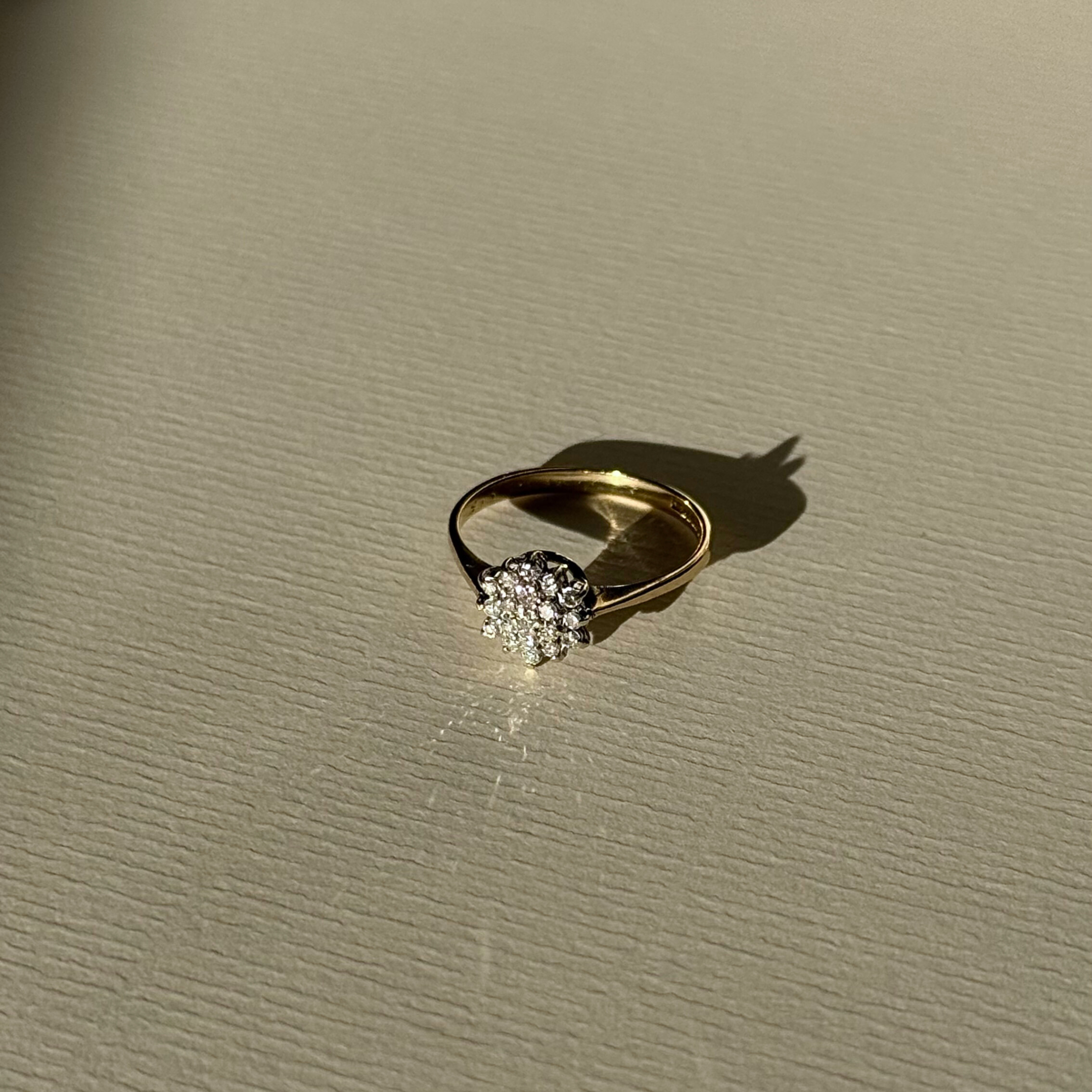 Diamant Cluster Ring