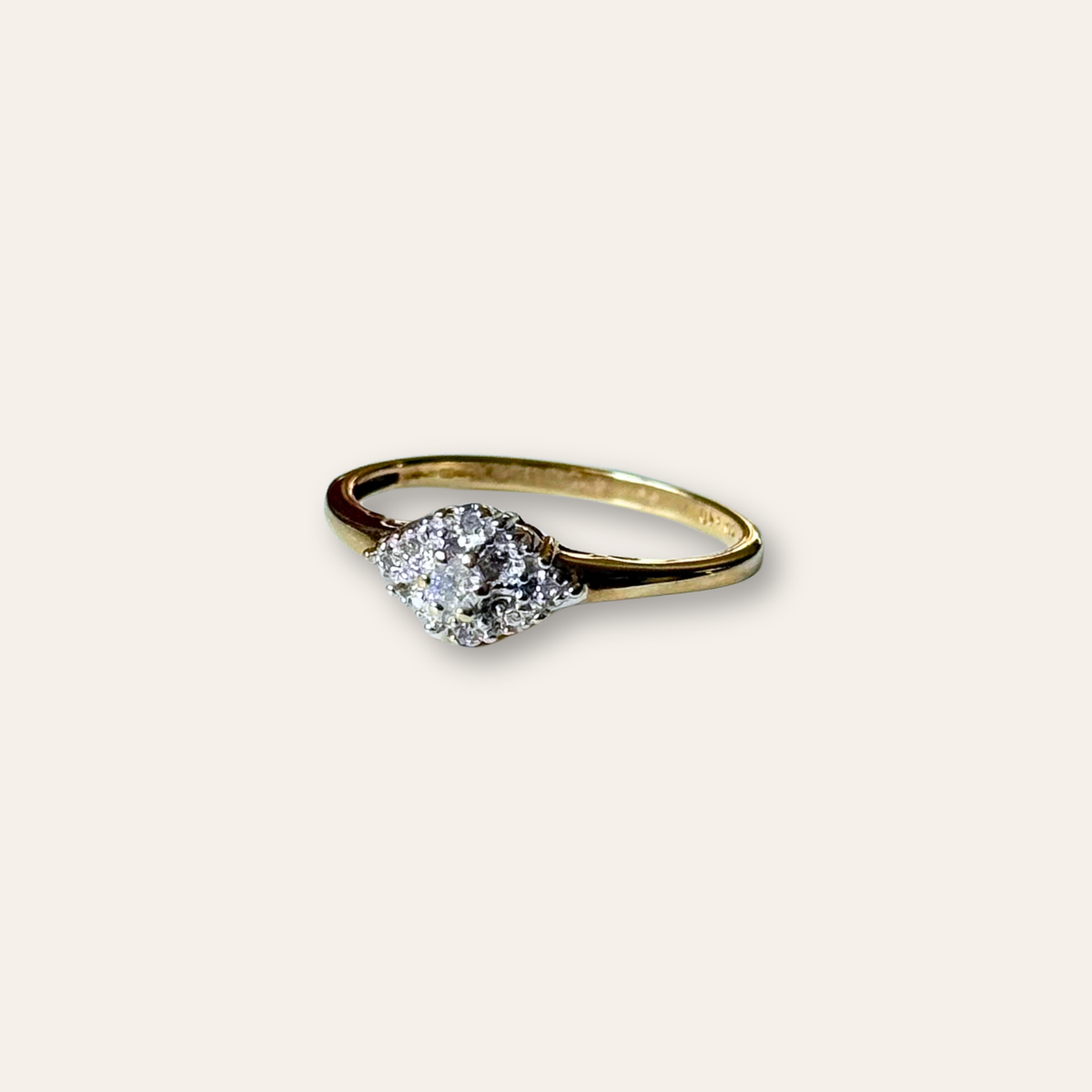 Diamant Cluster Ring
