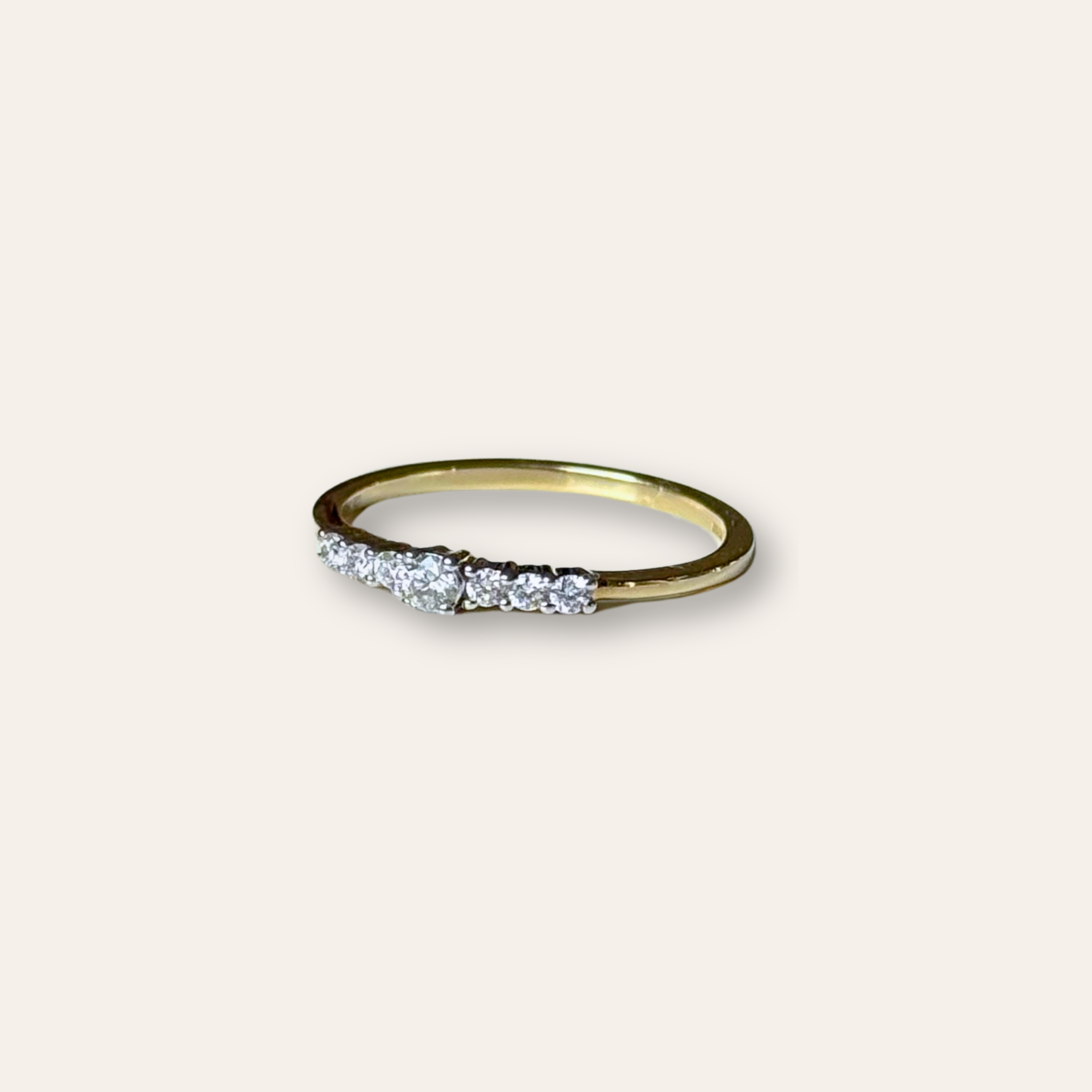 Diamant Rij Ring