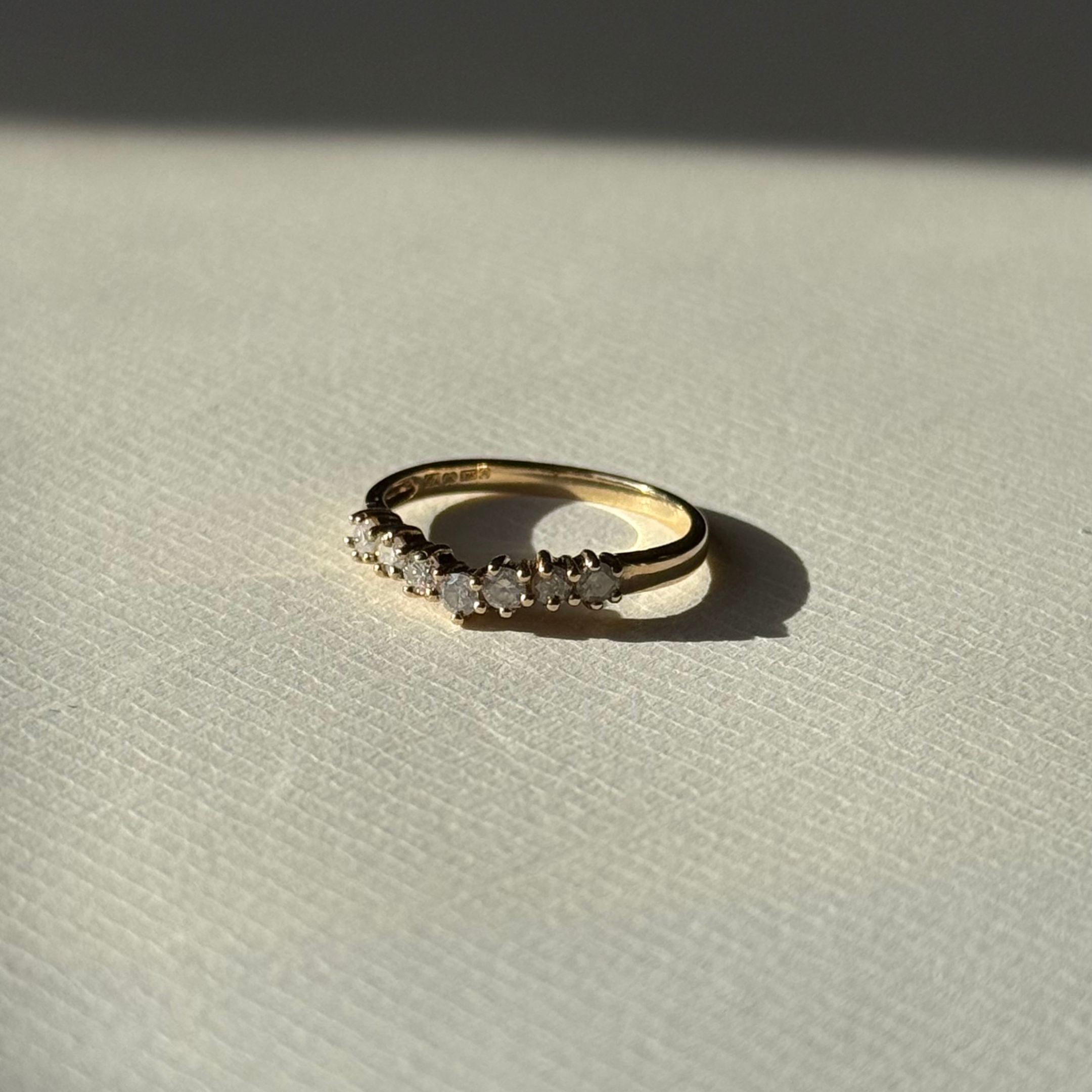 Diamant Wishbone Ring