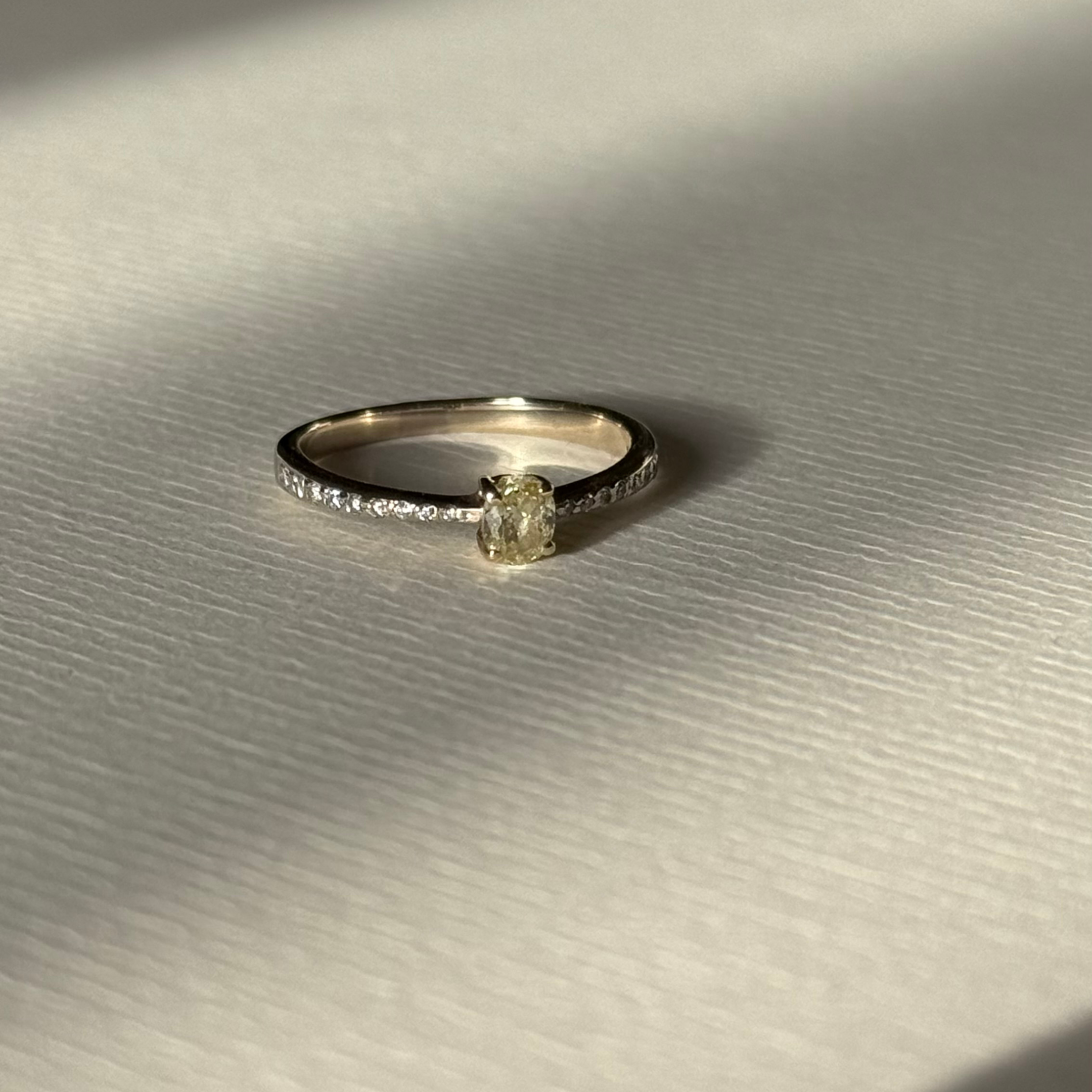 Diamant Pave Ring 18k