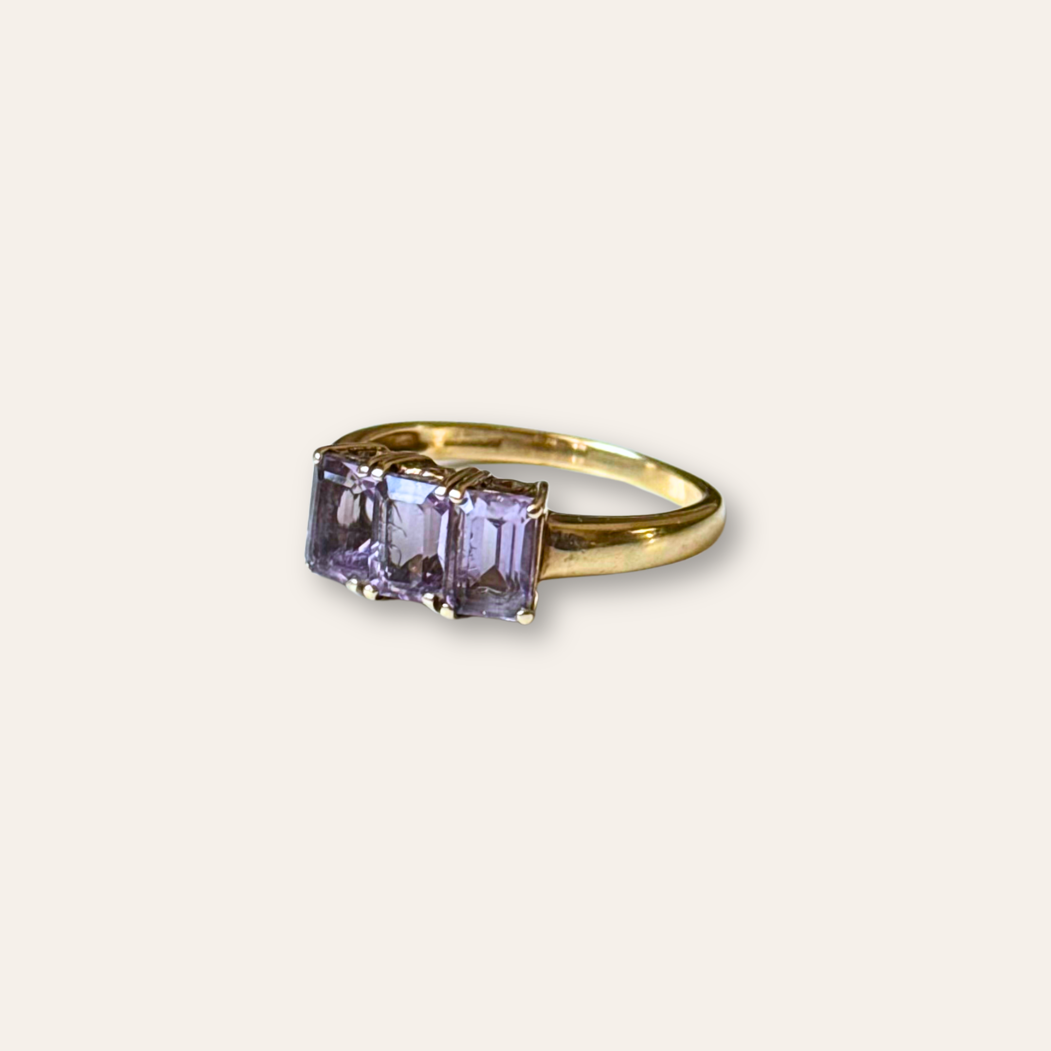 Amethist Trilogie Ring