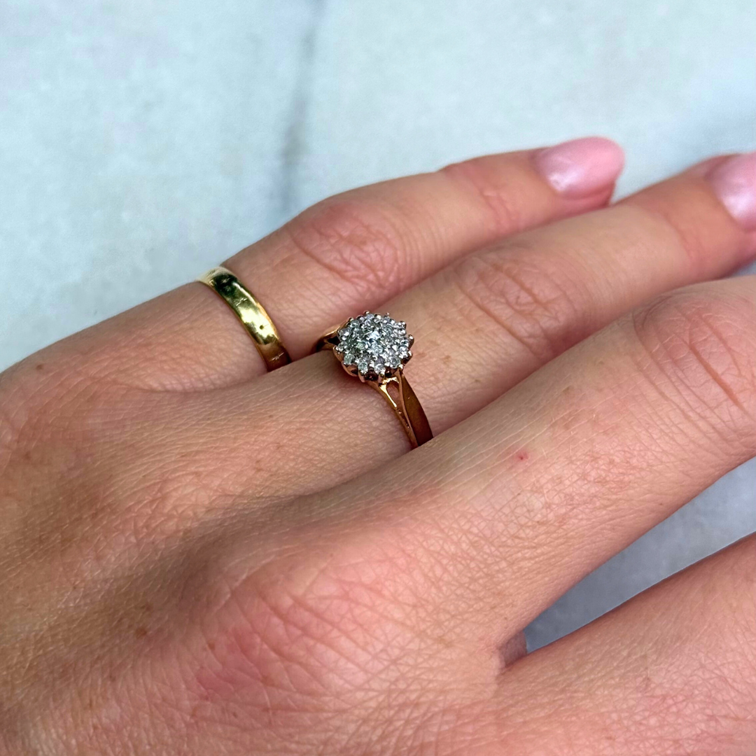 Victoria | Diamant Cluster Ring