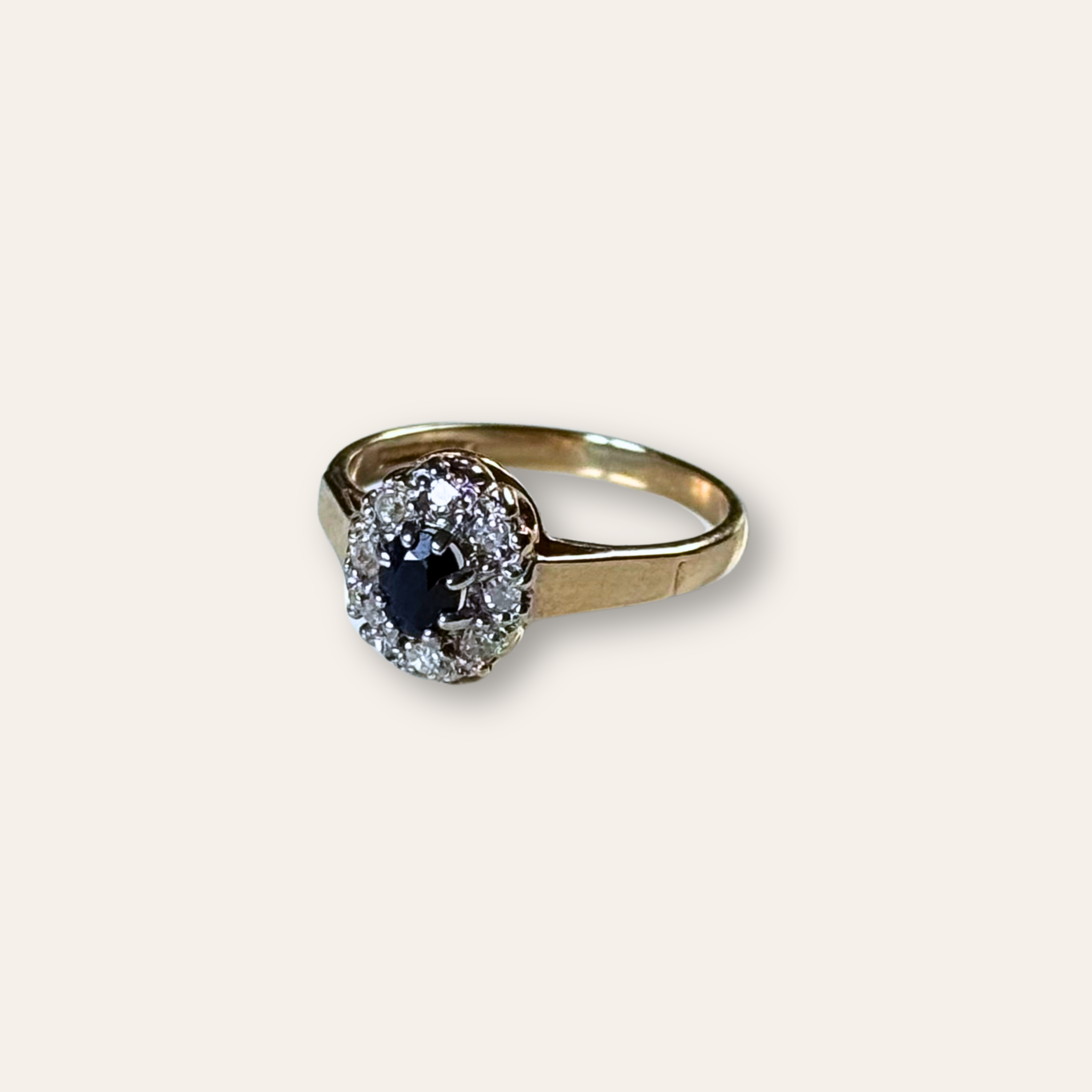 Saffier & Diamant Entourage Ring