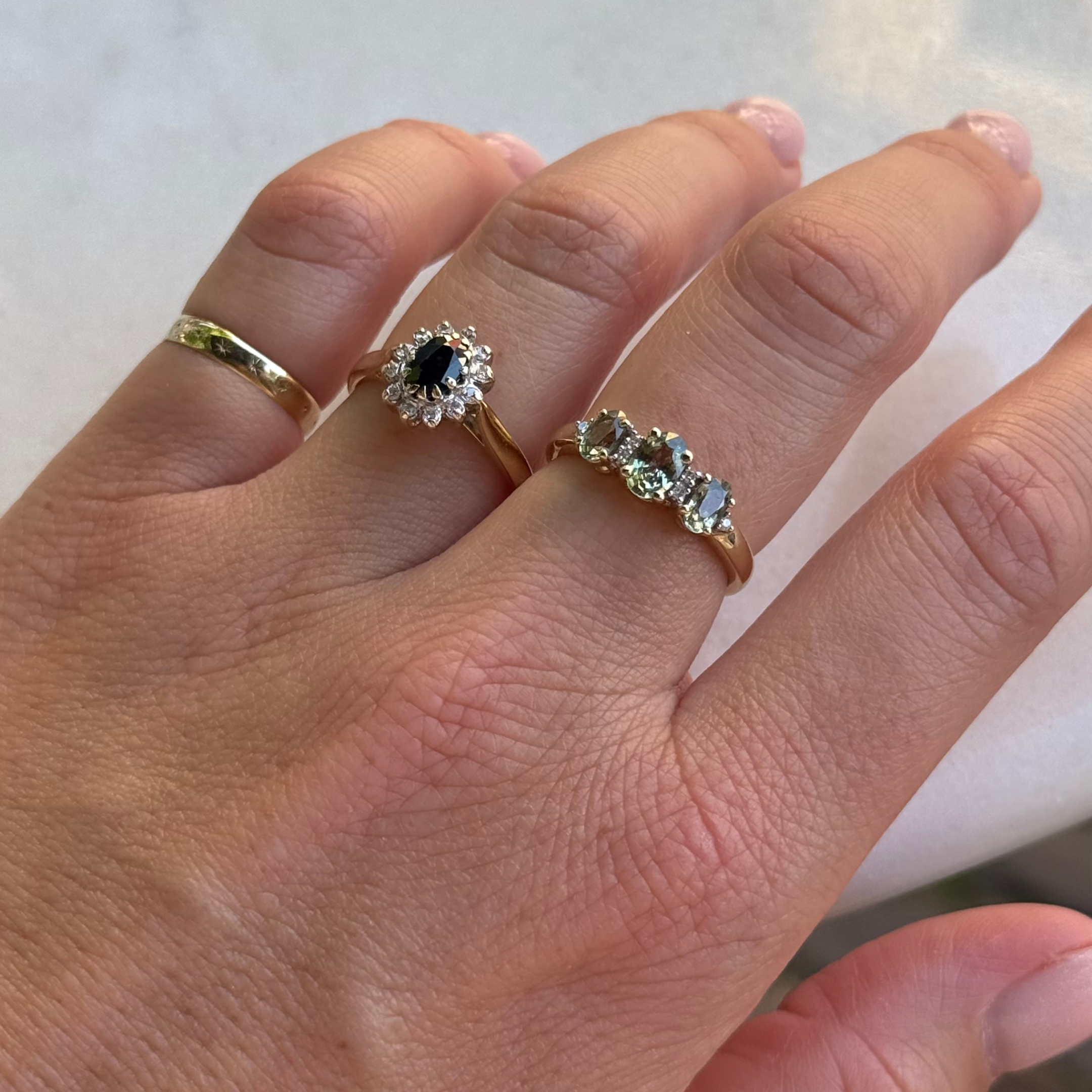 Safffier & Diamant Entourage Ring