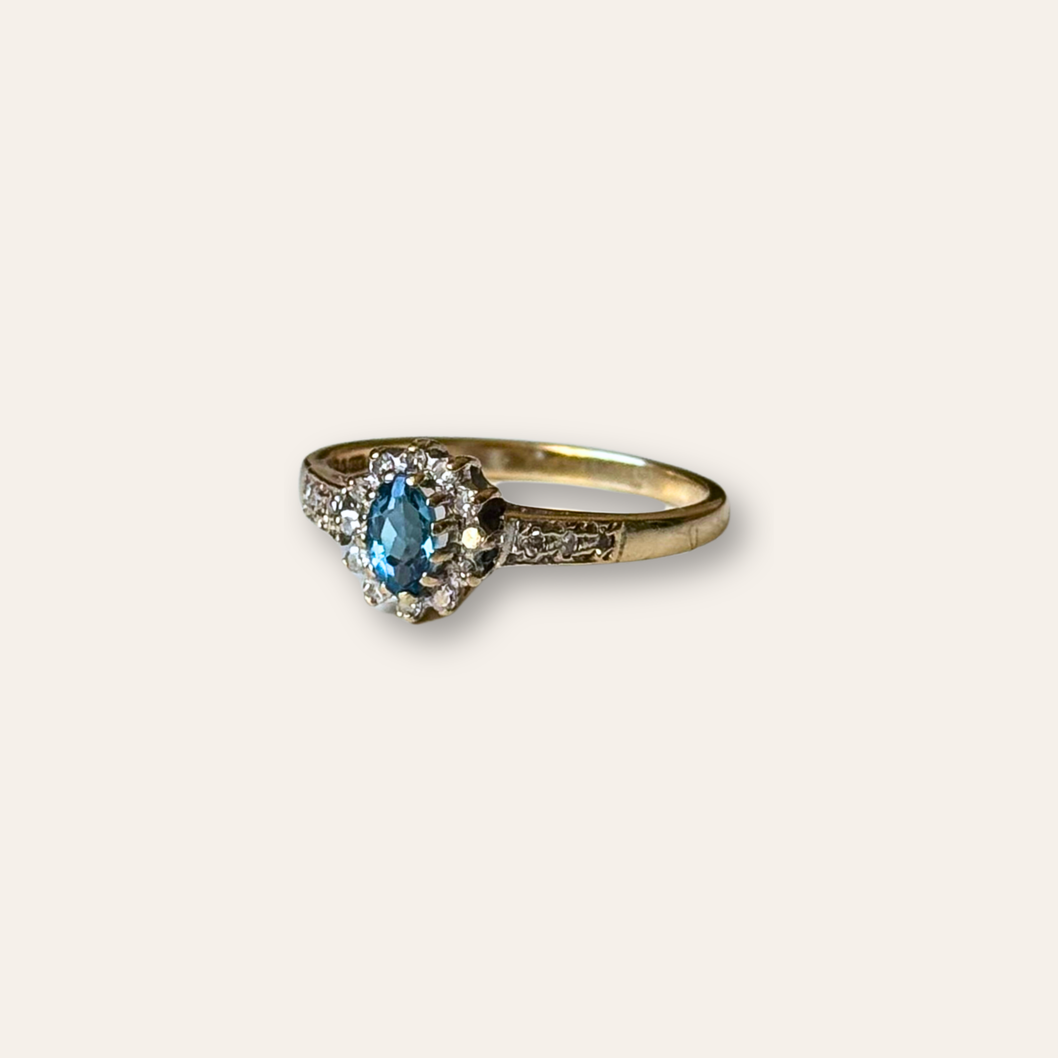 Topaas & Diamant Entourage Ring